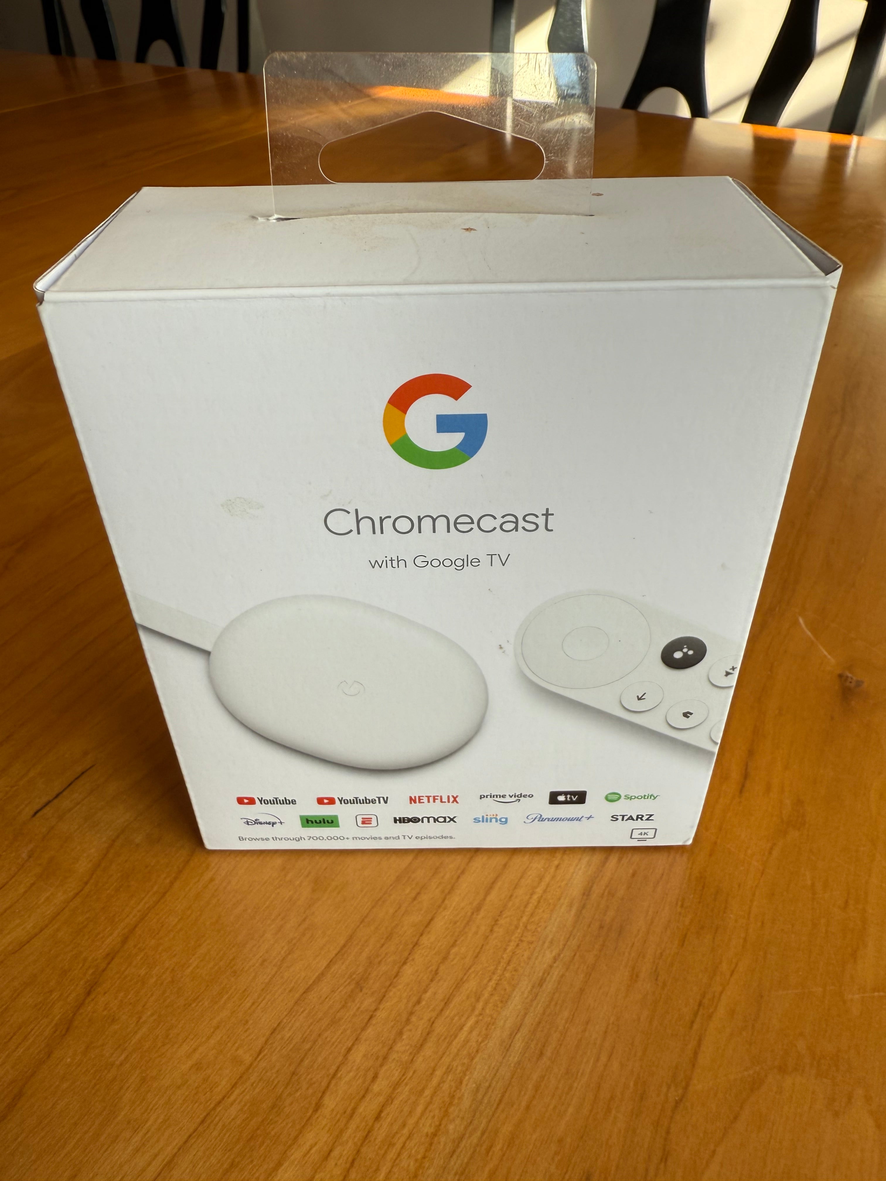 Google Chromecast with Google TV 4k, 2021 version