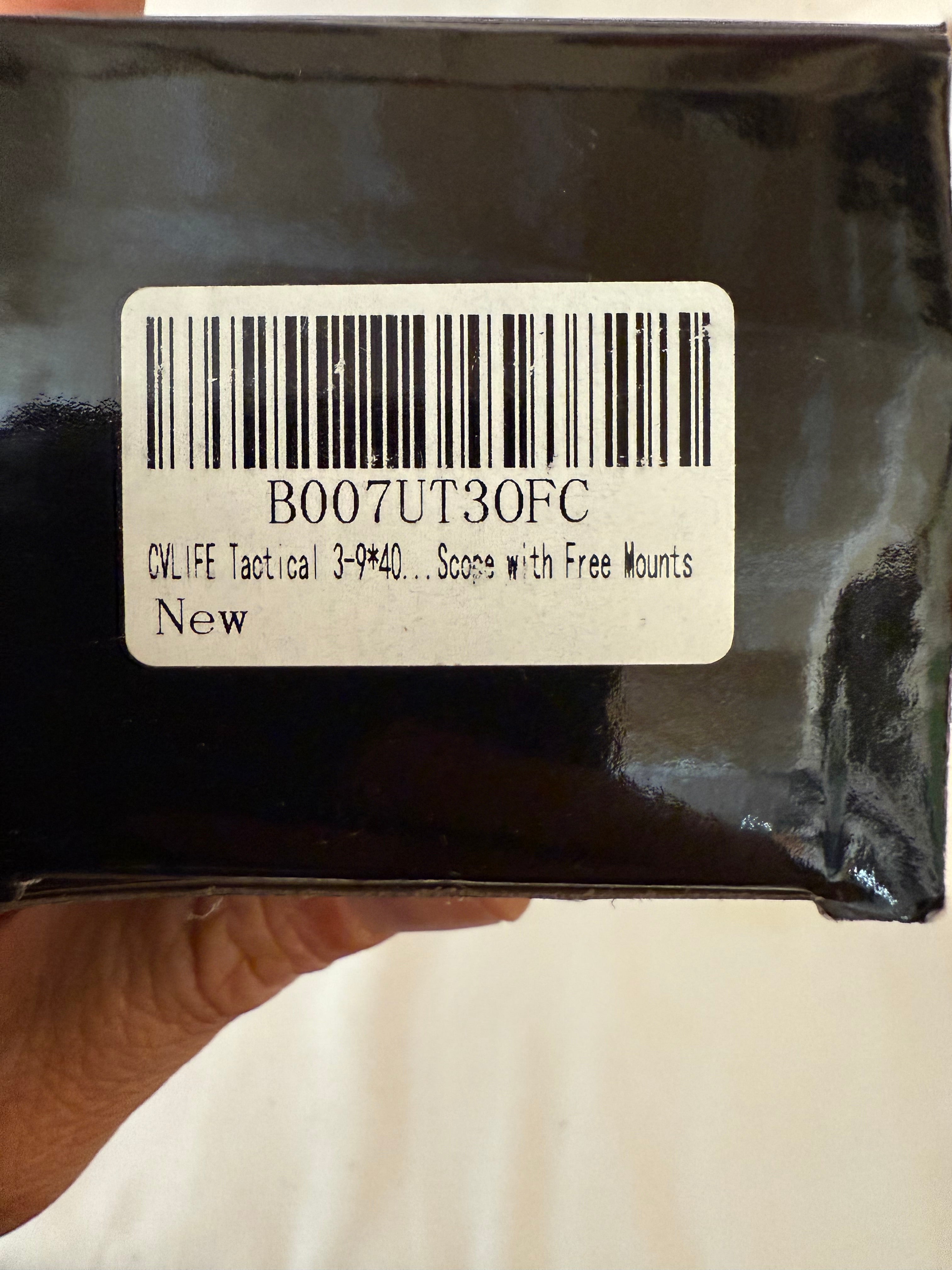 2 scopes vLife 3-9x40 & 1x30 scope w red green