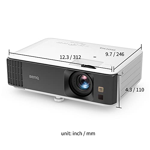 BenQ TK700 4K HDR Gaming Projector | HDMI 2.0 | 16ms Response w/ Enhanced Dark Visual Details | 3200 Lumens | 5W Speaker | 2D Keystone | 3D | PS5 Xbox