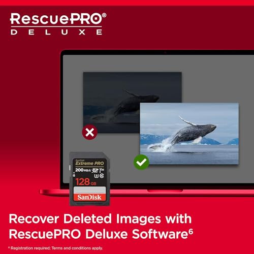 SanDisk 128GB Extreme PRO SDXC UHS-I Memory Card - C10, U3, V30, 4K UHD, SD Card - SDSDXXD-128G-GN4IN