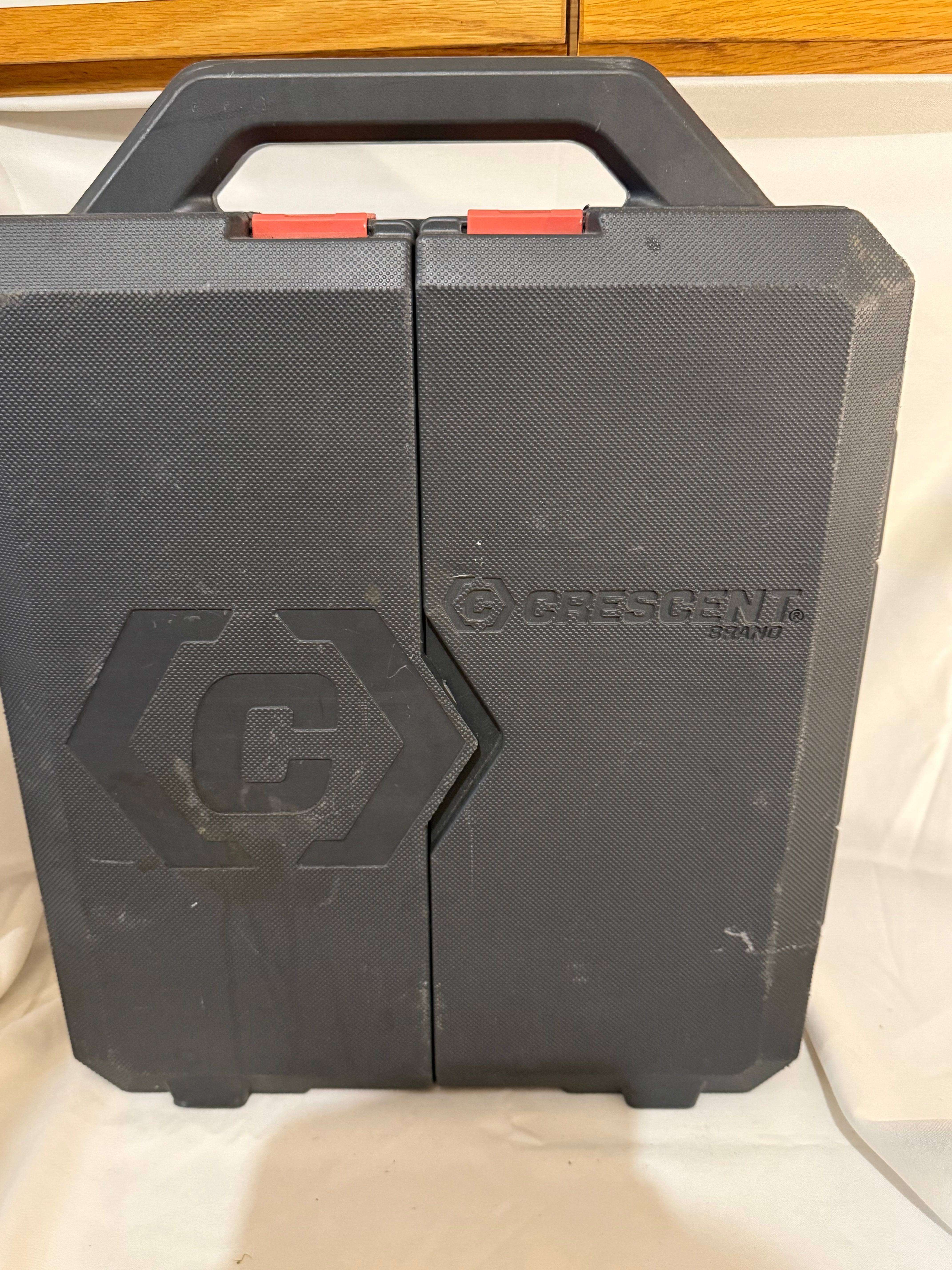 Partial Socket set, 1/4 3/8 std & deep sockets w hard case