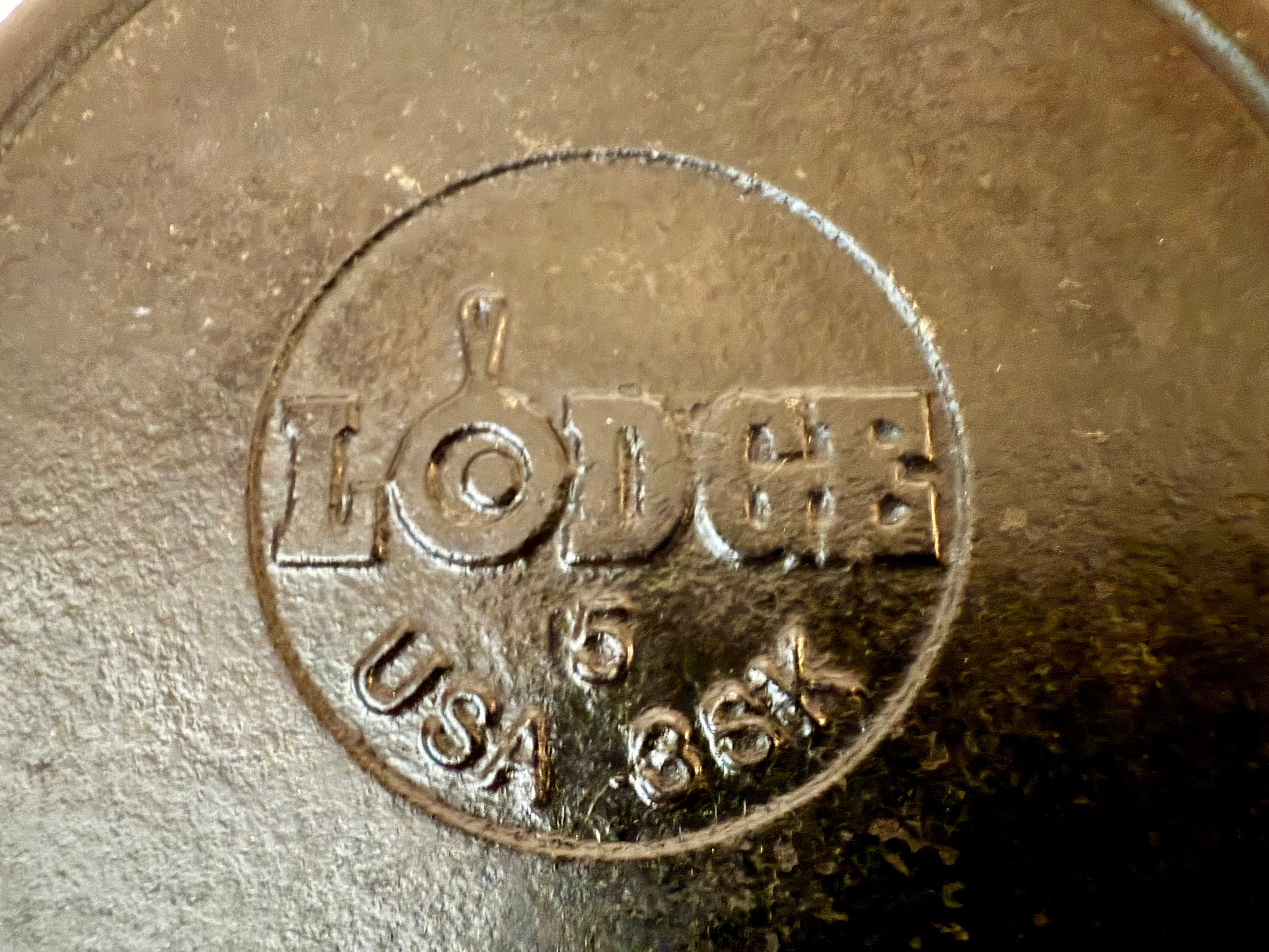 Three 6.5” cast iron skillets, Lodge brand