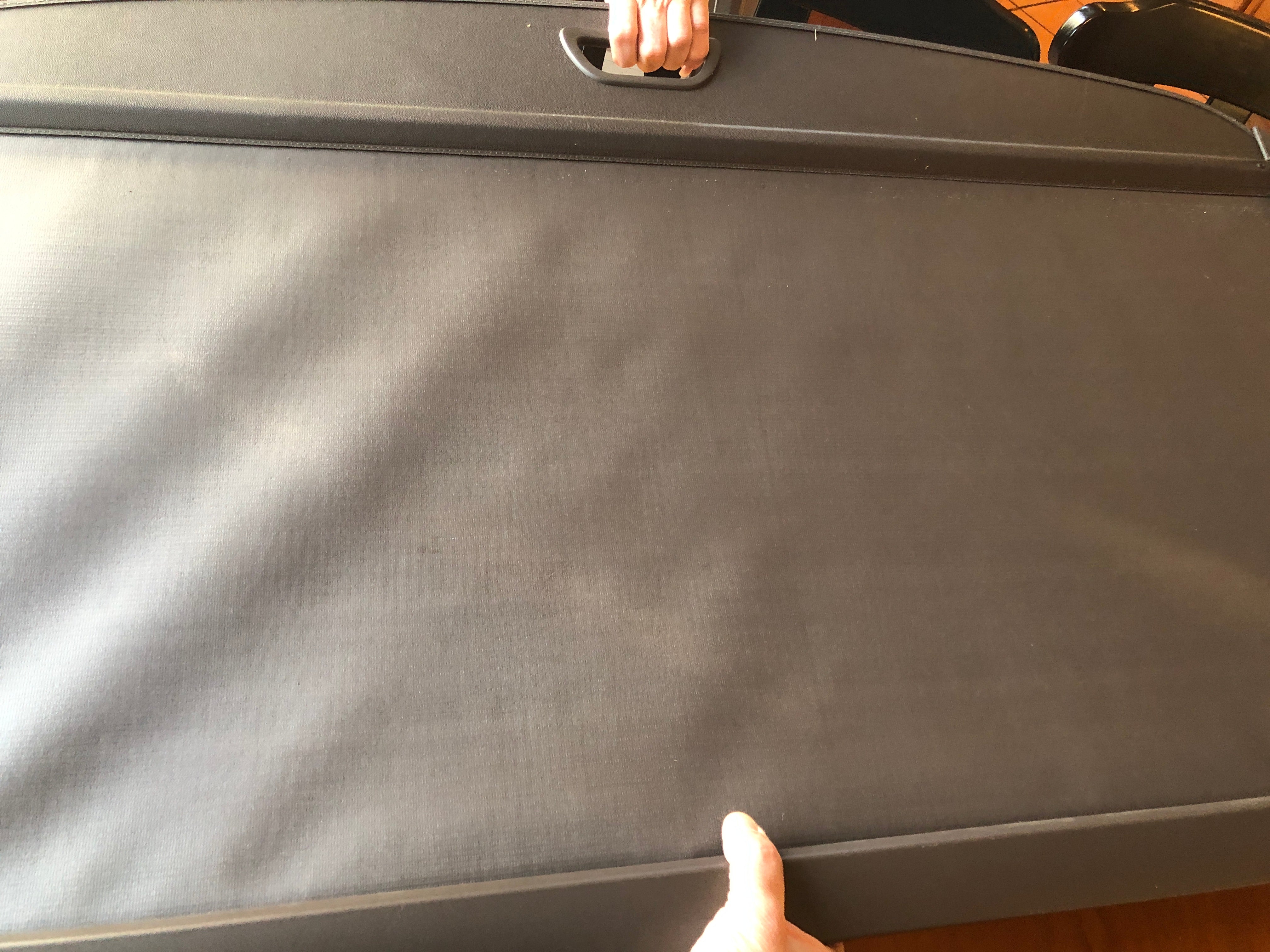 Cargo cover from 2018 Mercedes Benz GLE 350, chocolate brown color