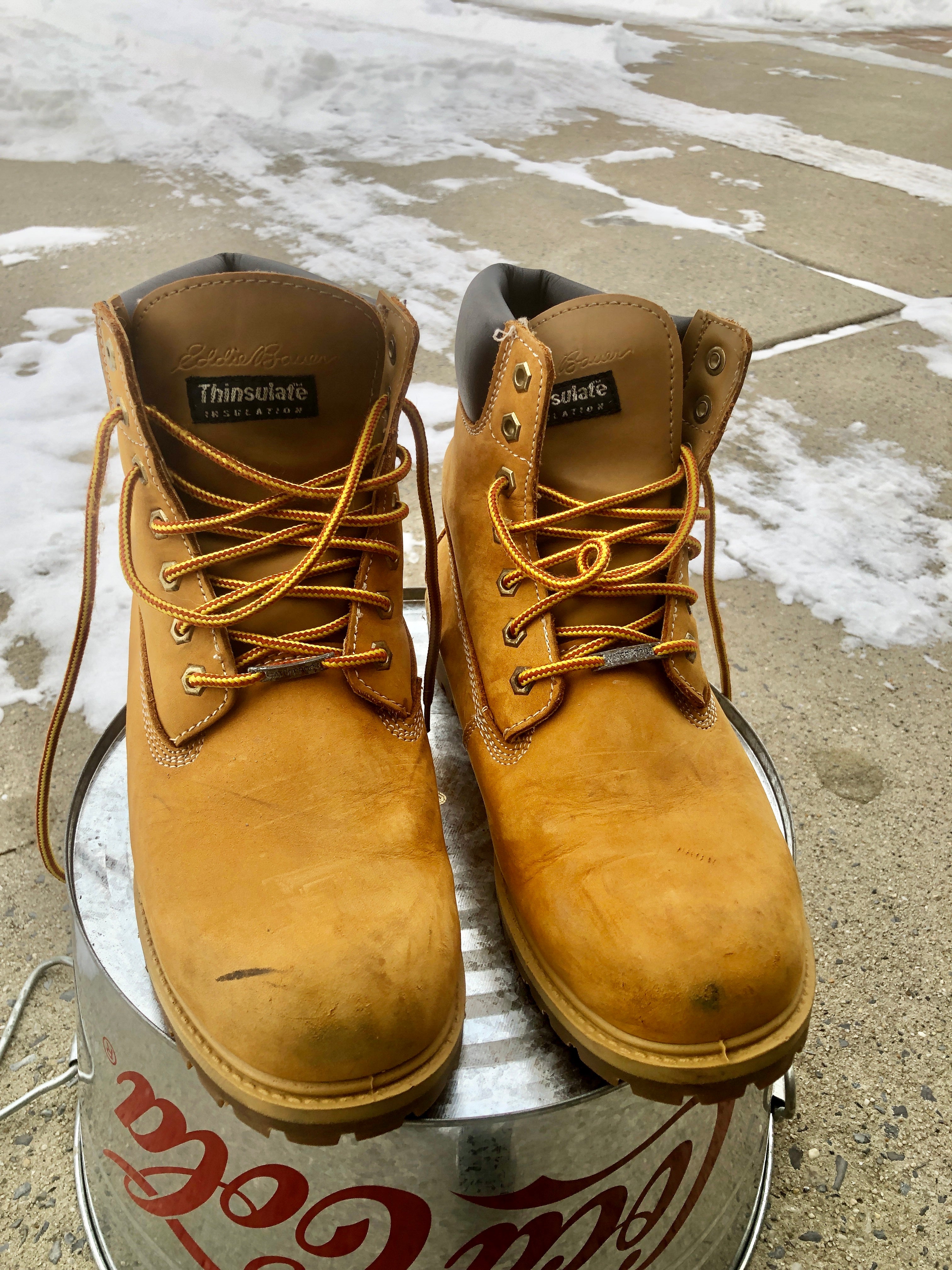 Men’s work boots/ snow boots size 10.5/ 11, like new, Eddie Bauer, Alpine Design