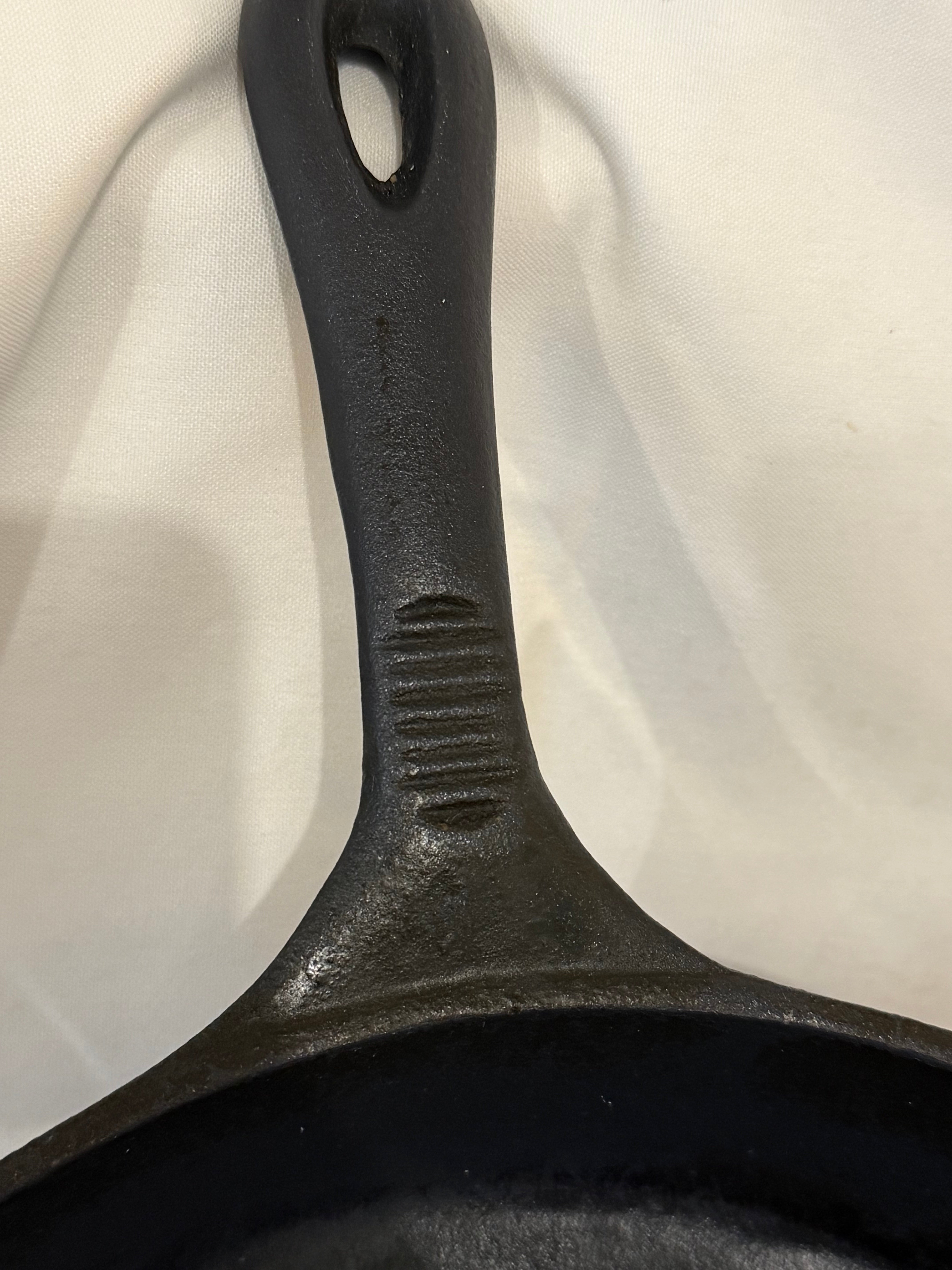 12” cast iron skillet, well used and seasoned