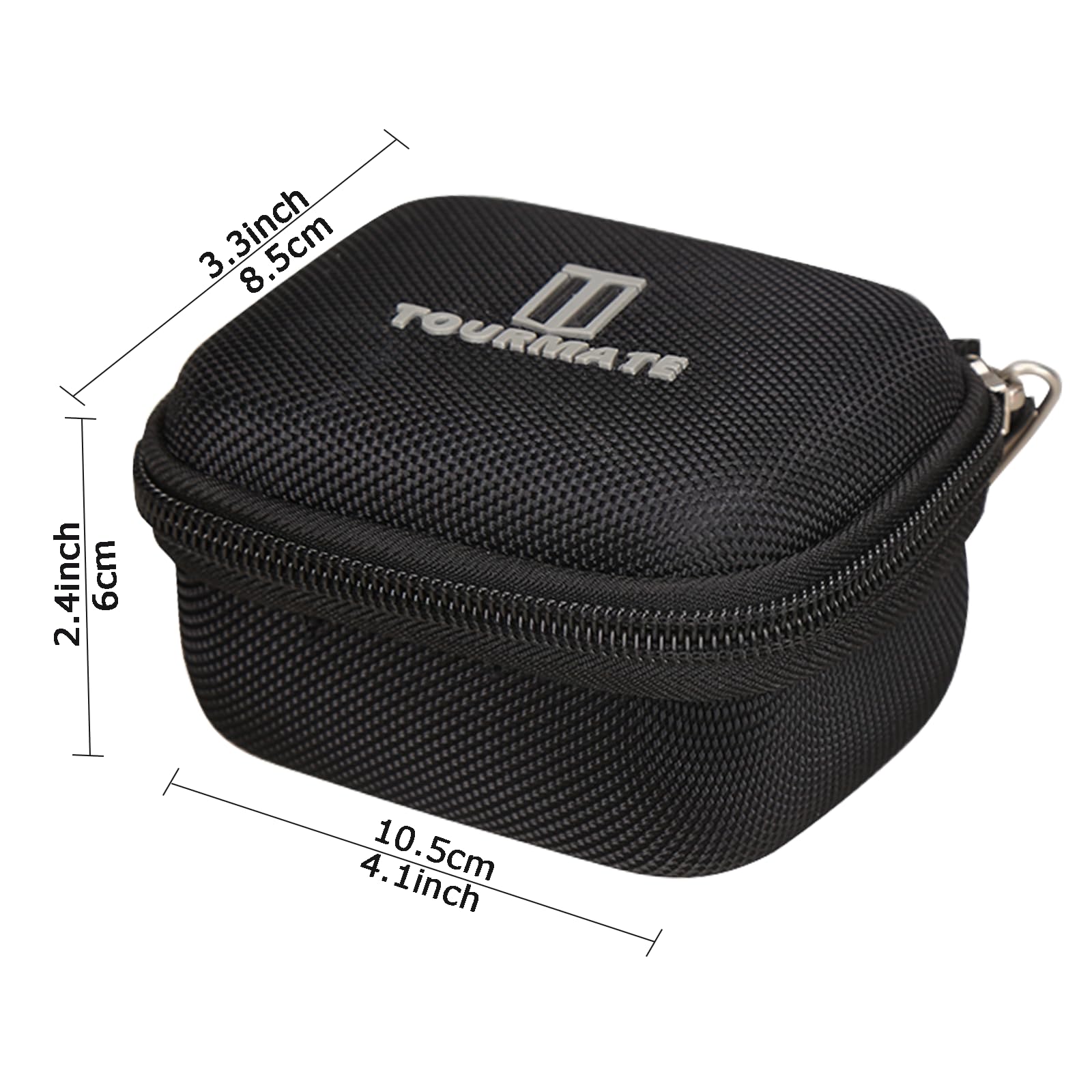 Tourmate Golf GPS Storage Case Compatible for Bushnell Phantom 2 GPS Rangefinder with BITE Magnetic Mount and GreenView with Wearable4U Ultimate 3 Golf Tools Bundle (Black, Case Only)