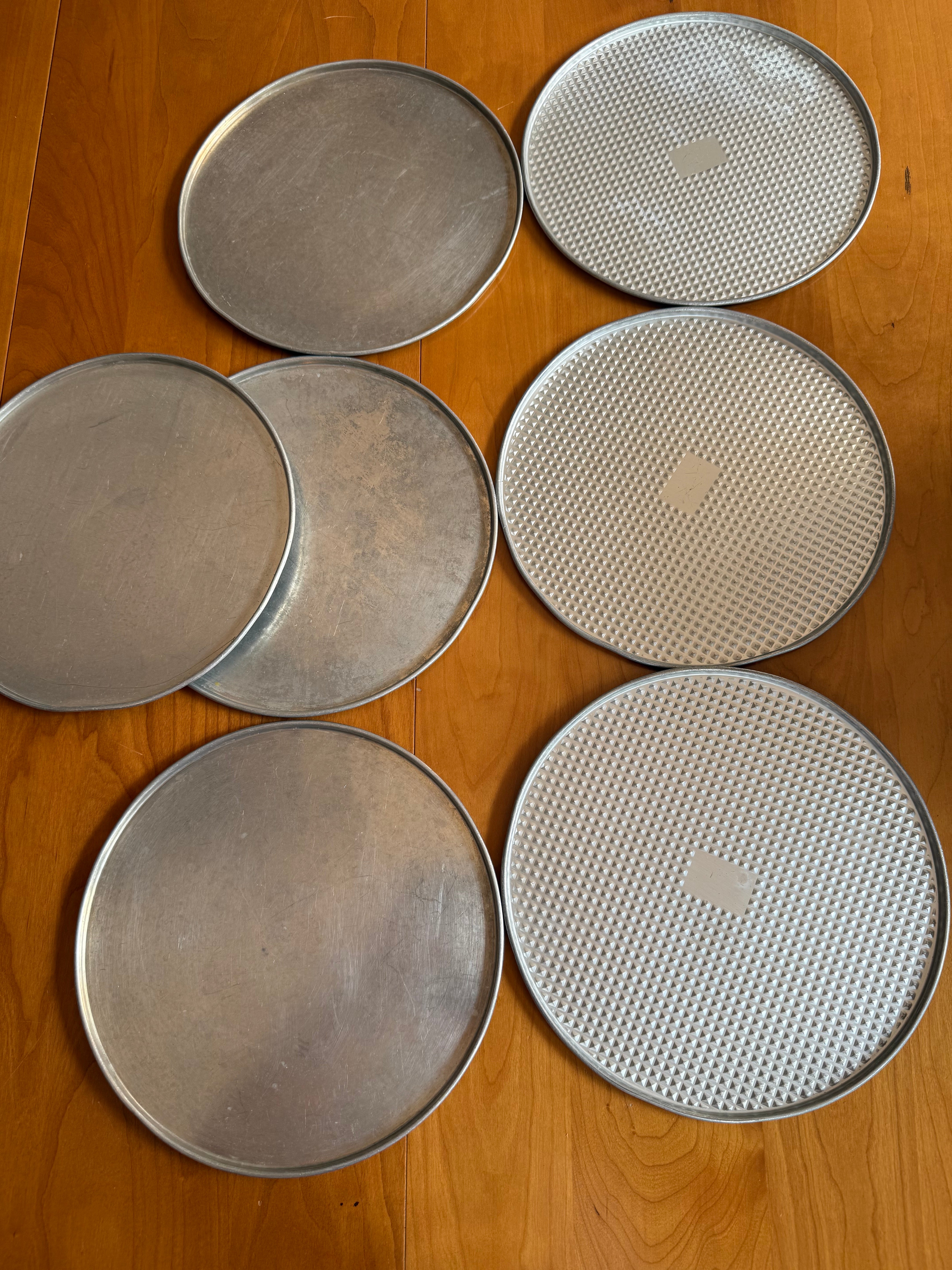10" x 3" Aluminum Springform Cake Pans, 7 pans for one price