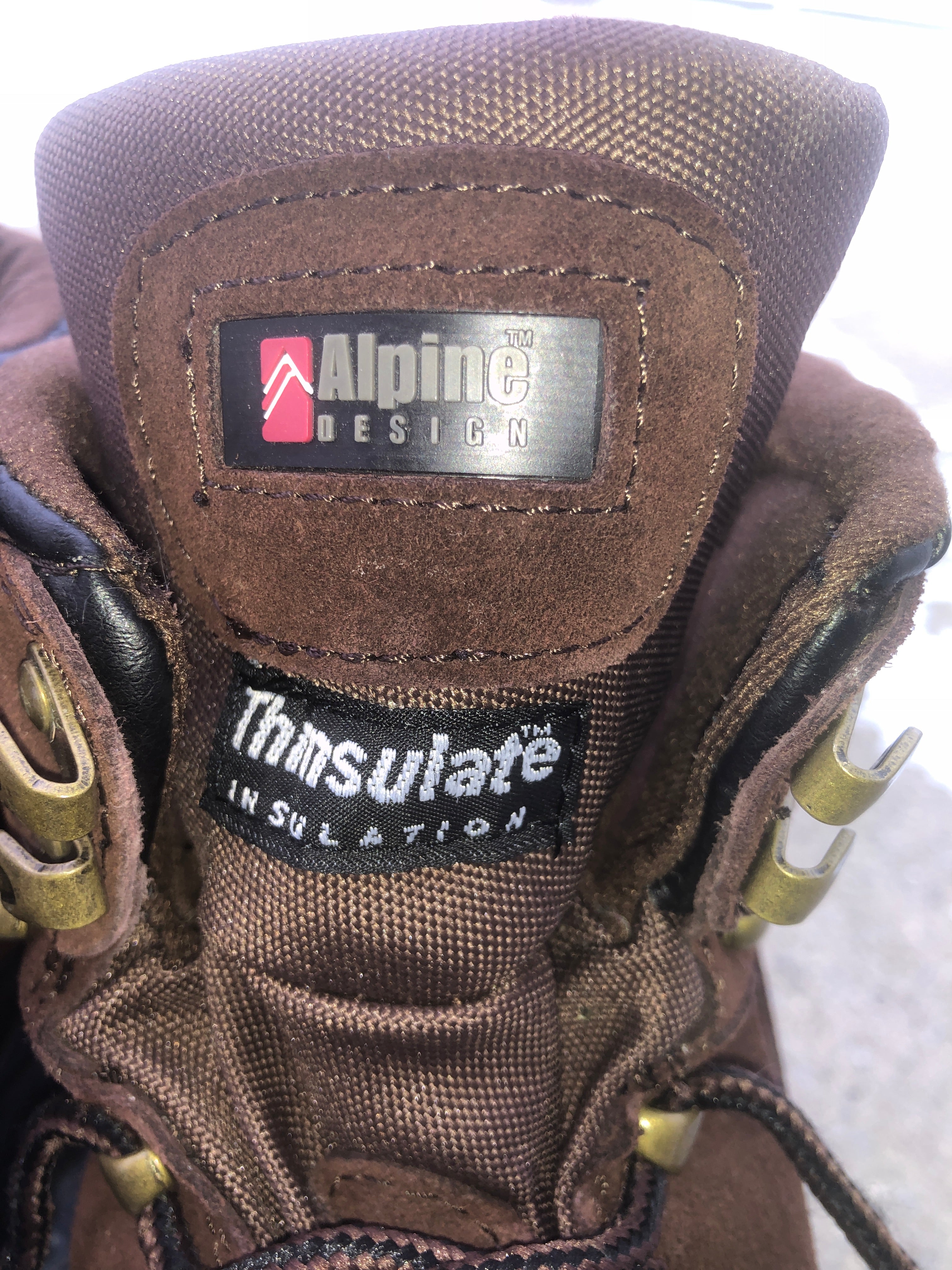 Men’s work boots/ snow boots size 10.5/ 11, like new, Eddie Bauer, Alpine Design