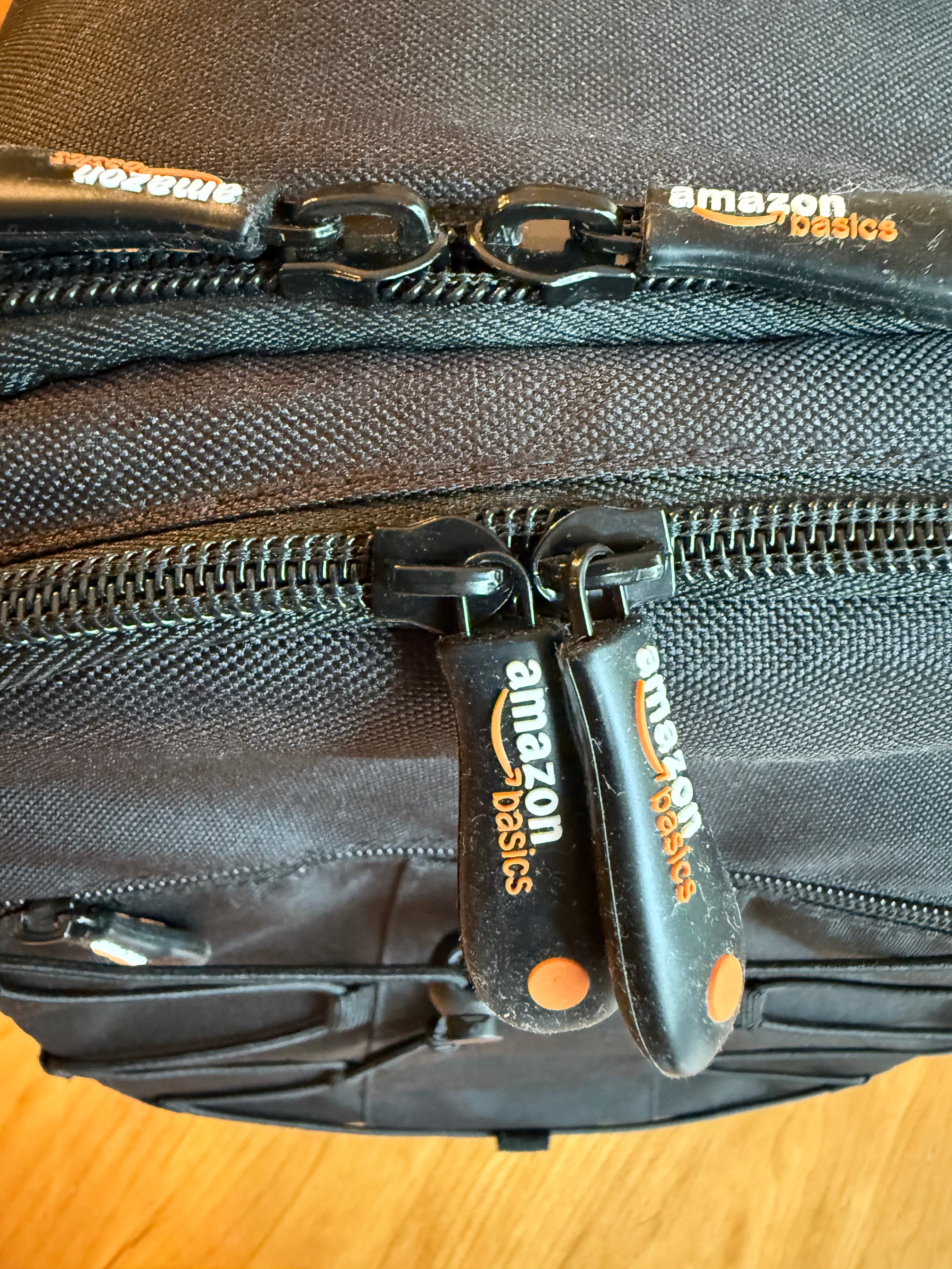 Amazon Basics Backpack for SLR Cameras and Accessories-Solid, Black