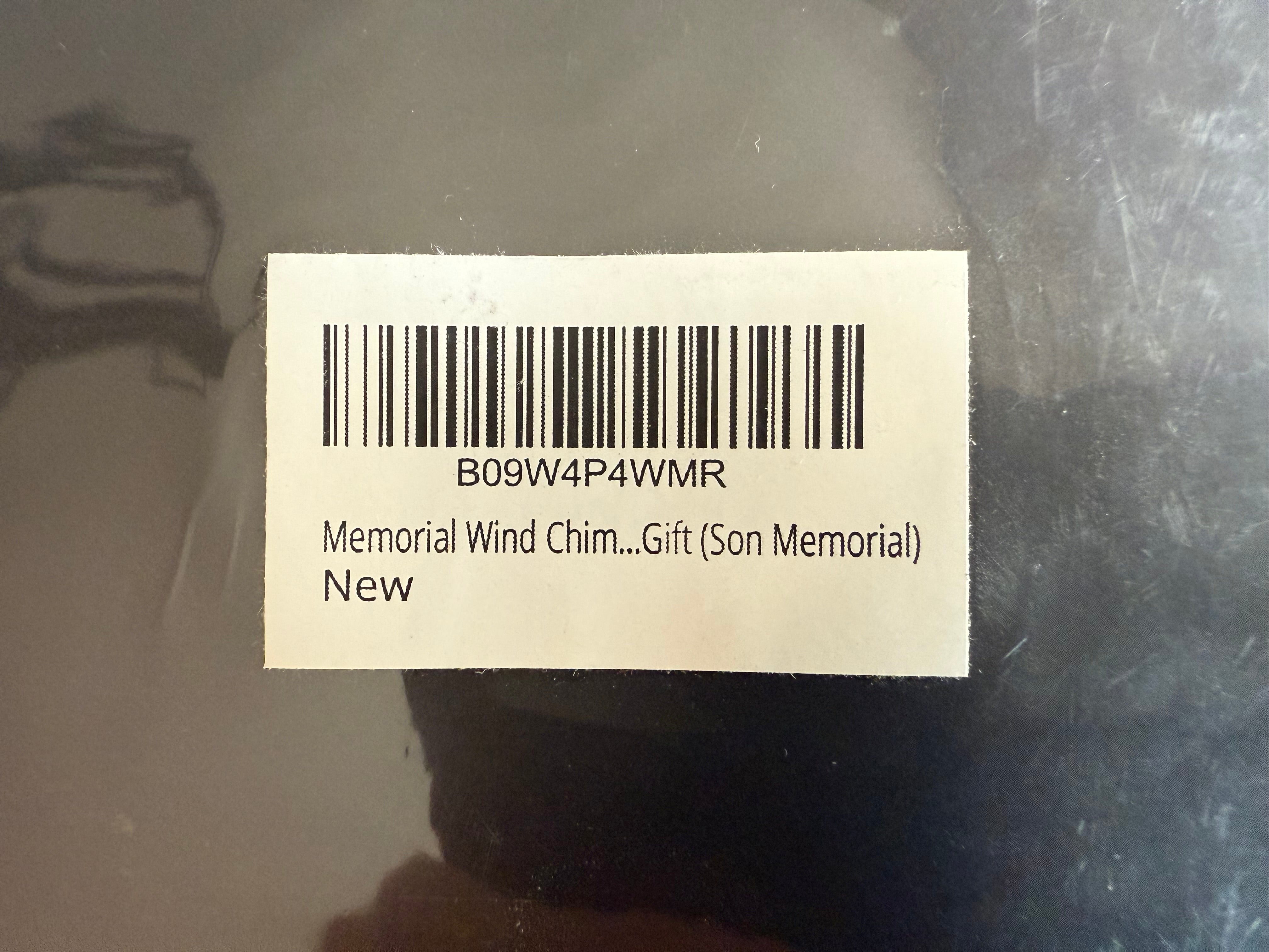 Memorial Wind Chimes for Loss of Loved One, Outdoor Memory Chimes