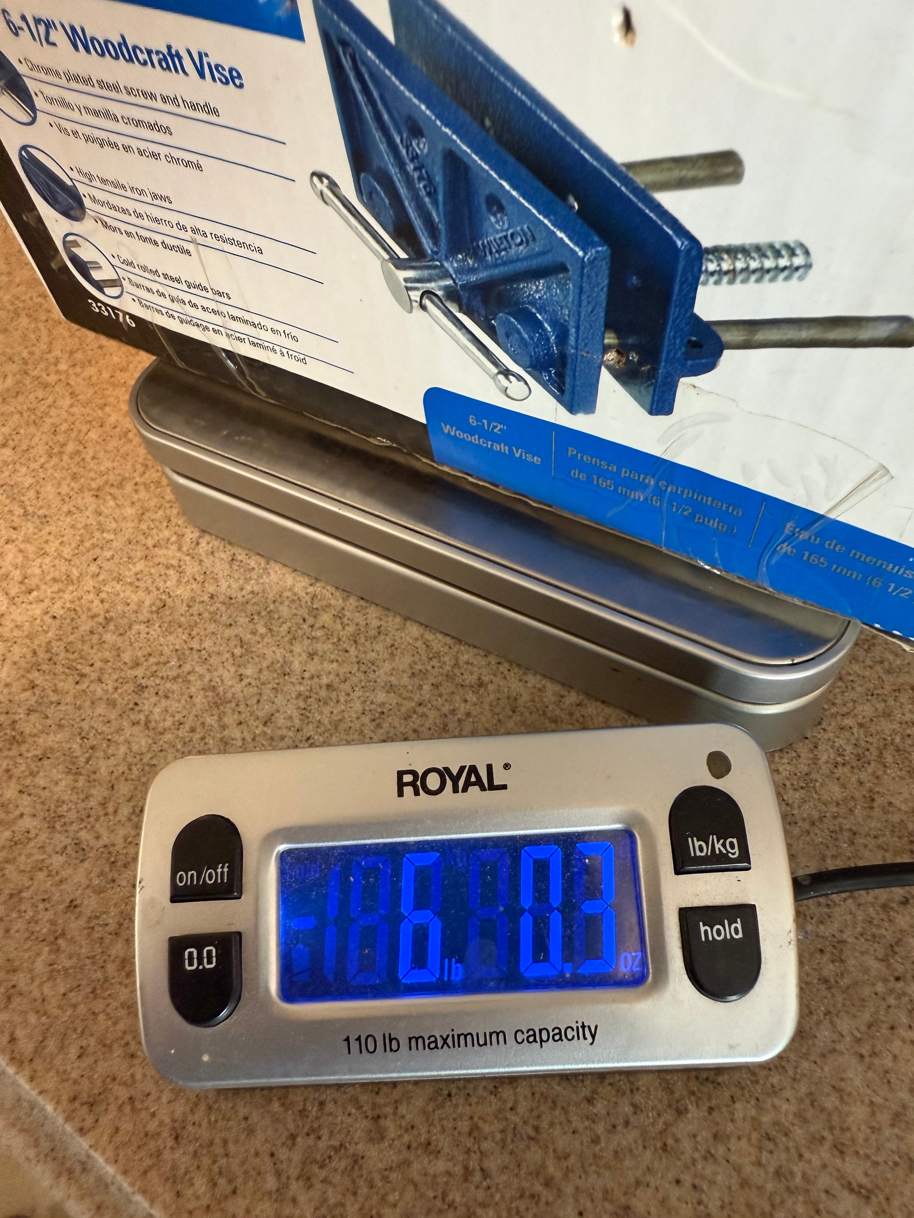 6.5 inch woodcraft vice like new