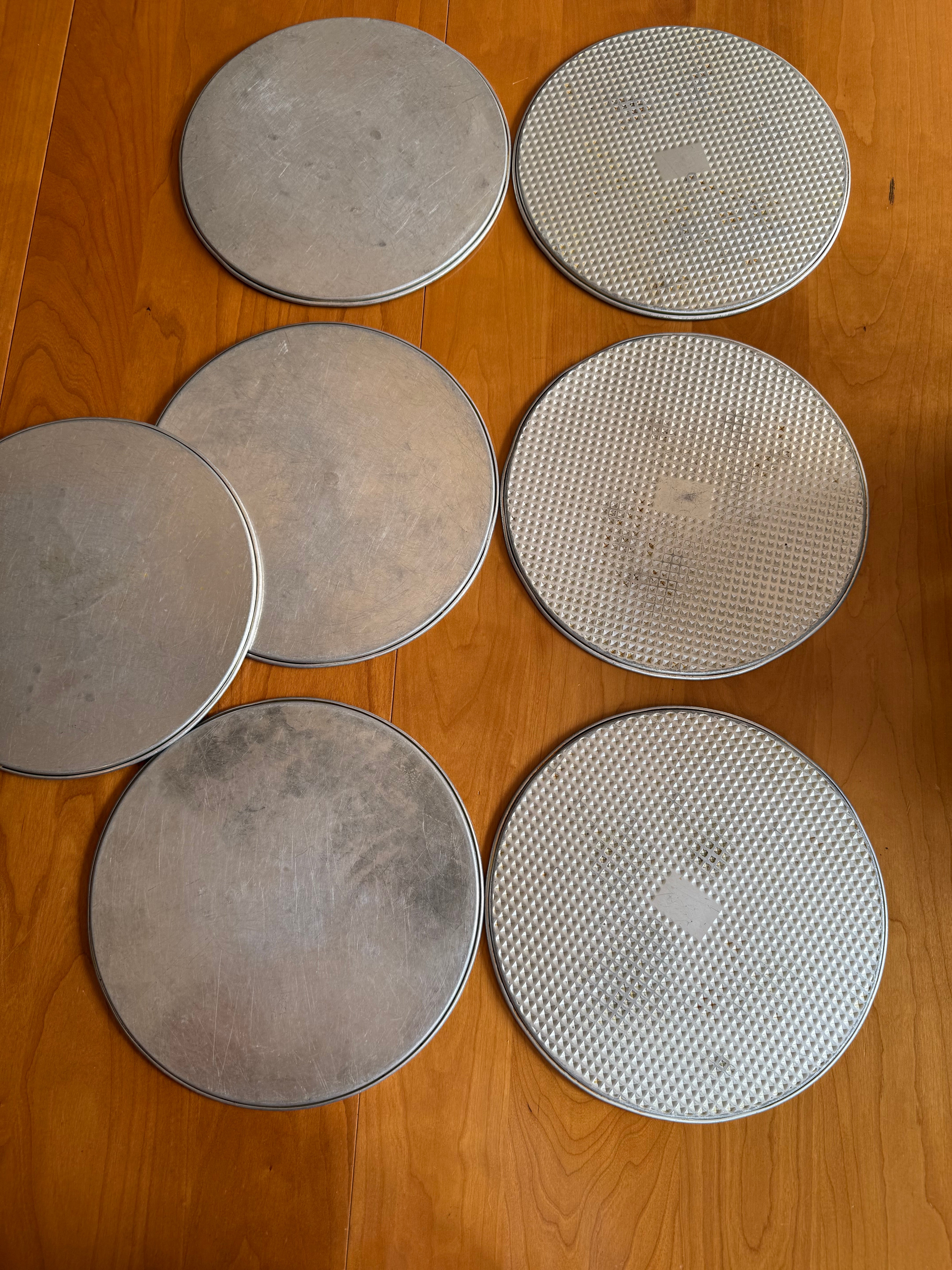 10" x 3" Aluminum Springform Cake Pans, 7 pans for one price