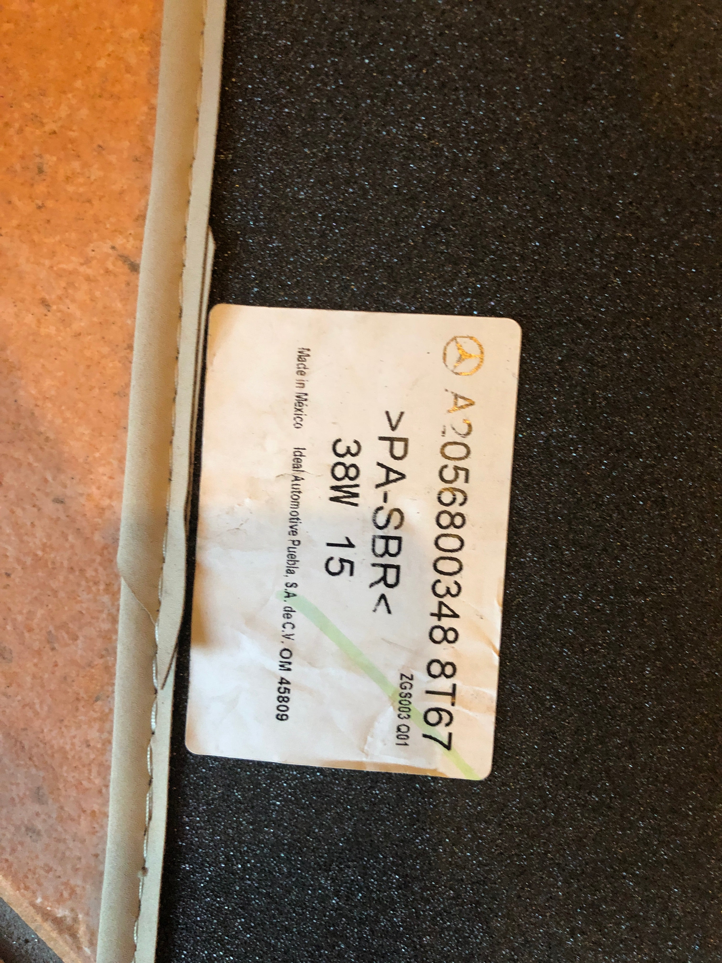 Car mats for Mercedes Benz 2017 C-class