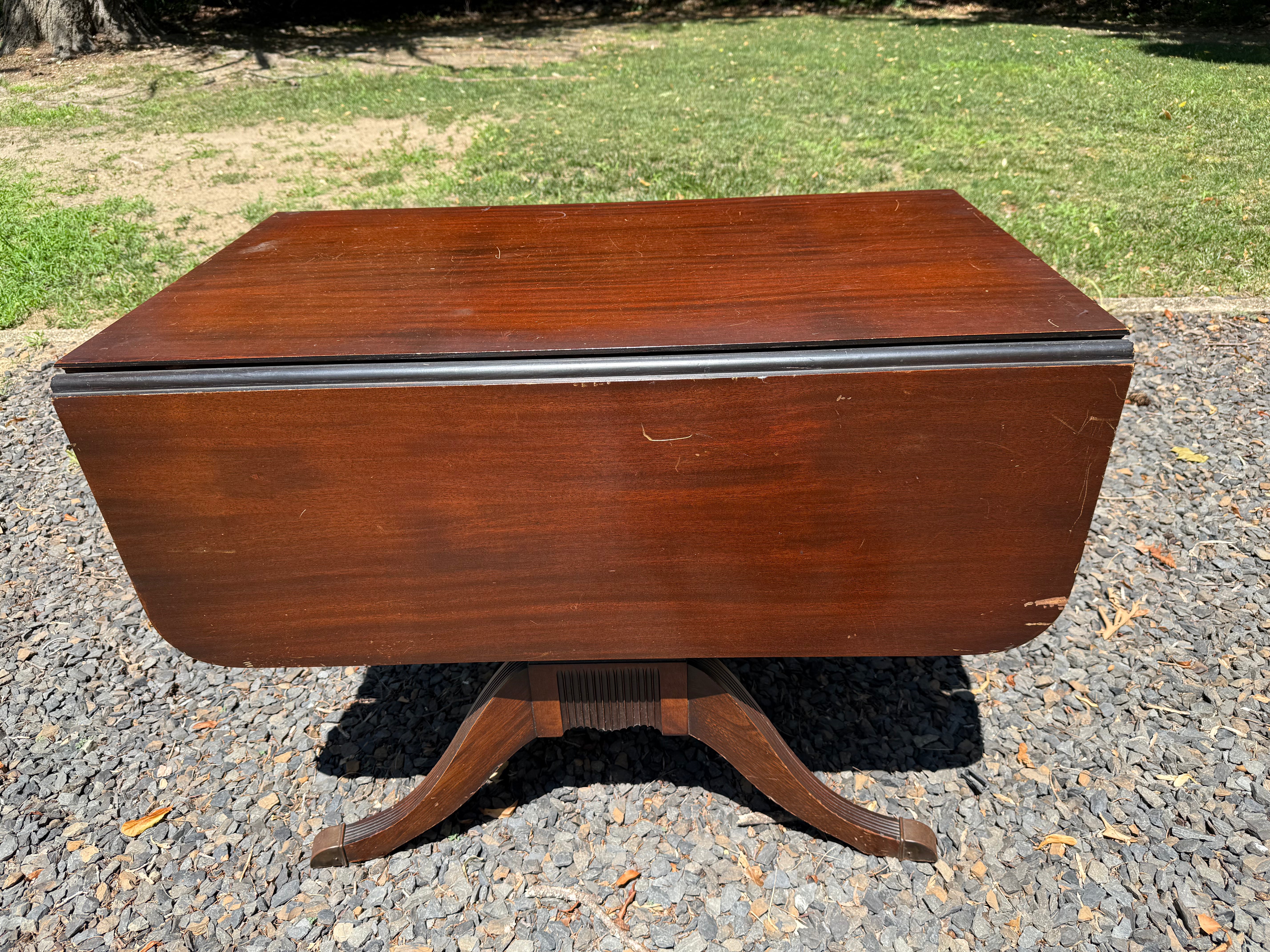 Antique Drop leaf table JB Van Sciver circa 1980s
