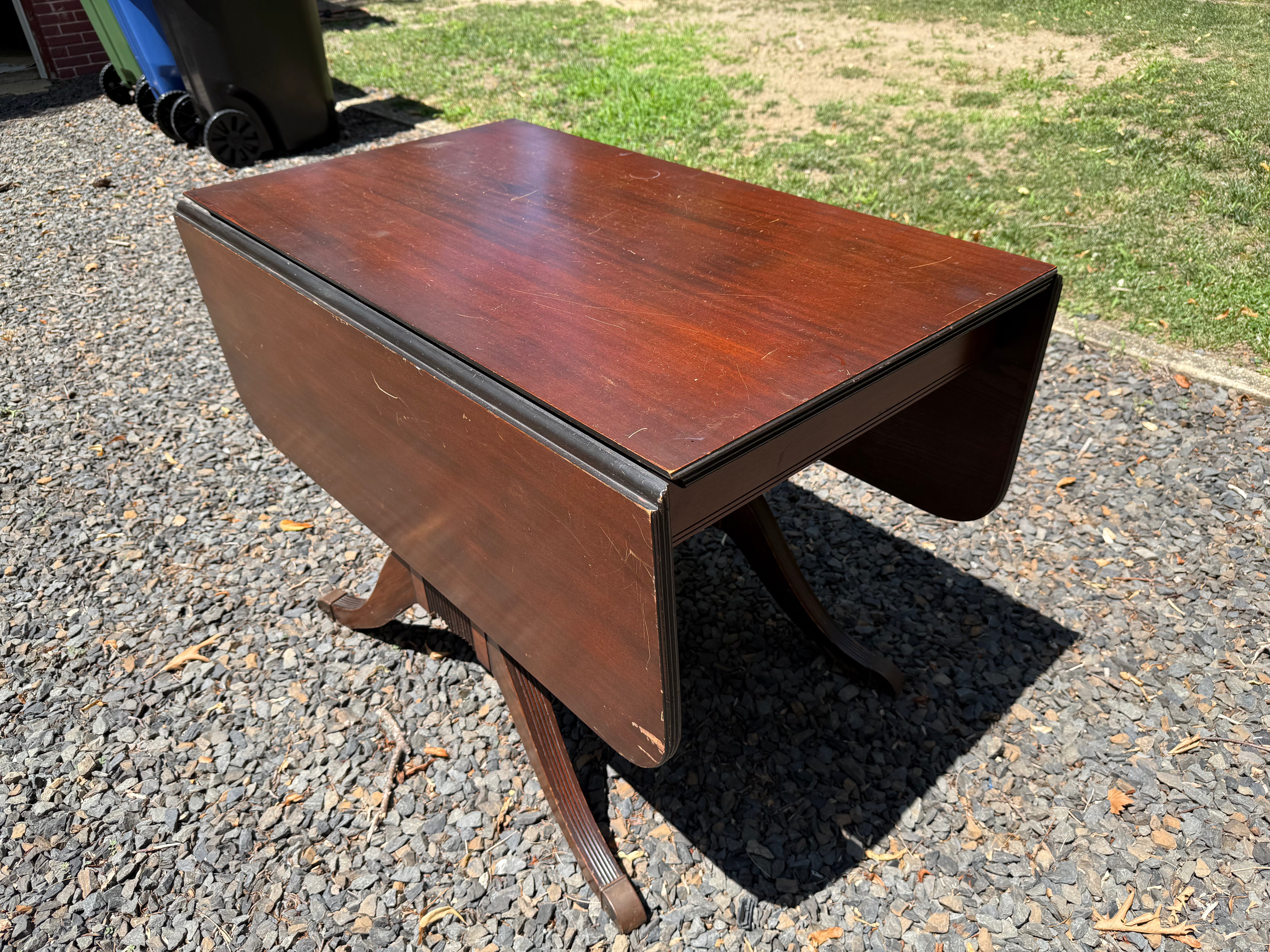 Antique Drop leaf table JB Van Sciver circa 1980s