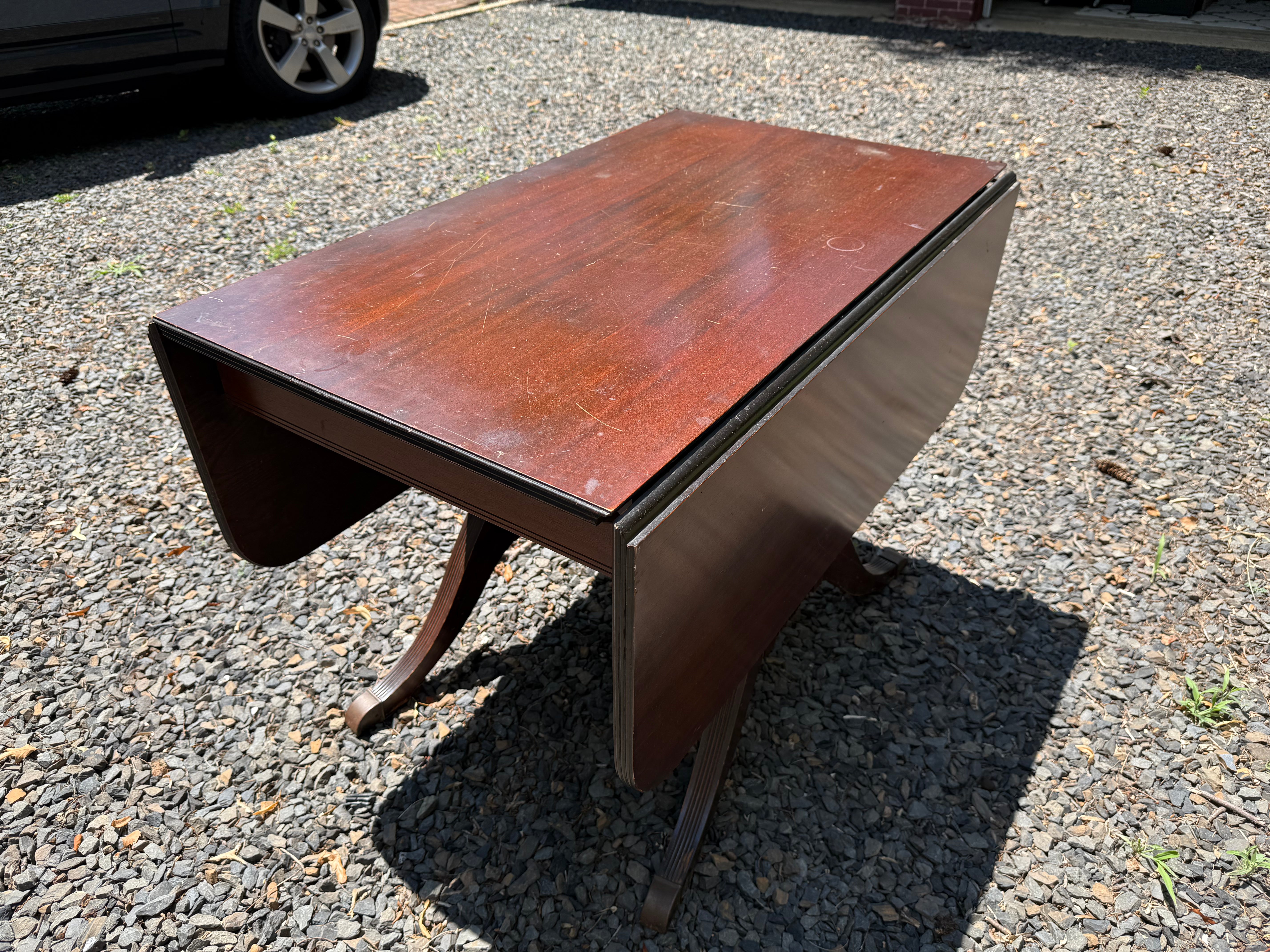 Antique Drop leaf table JB Van Sciver circa 1980s