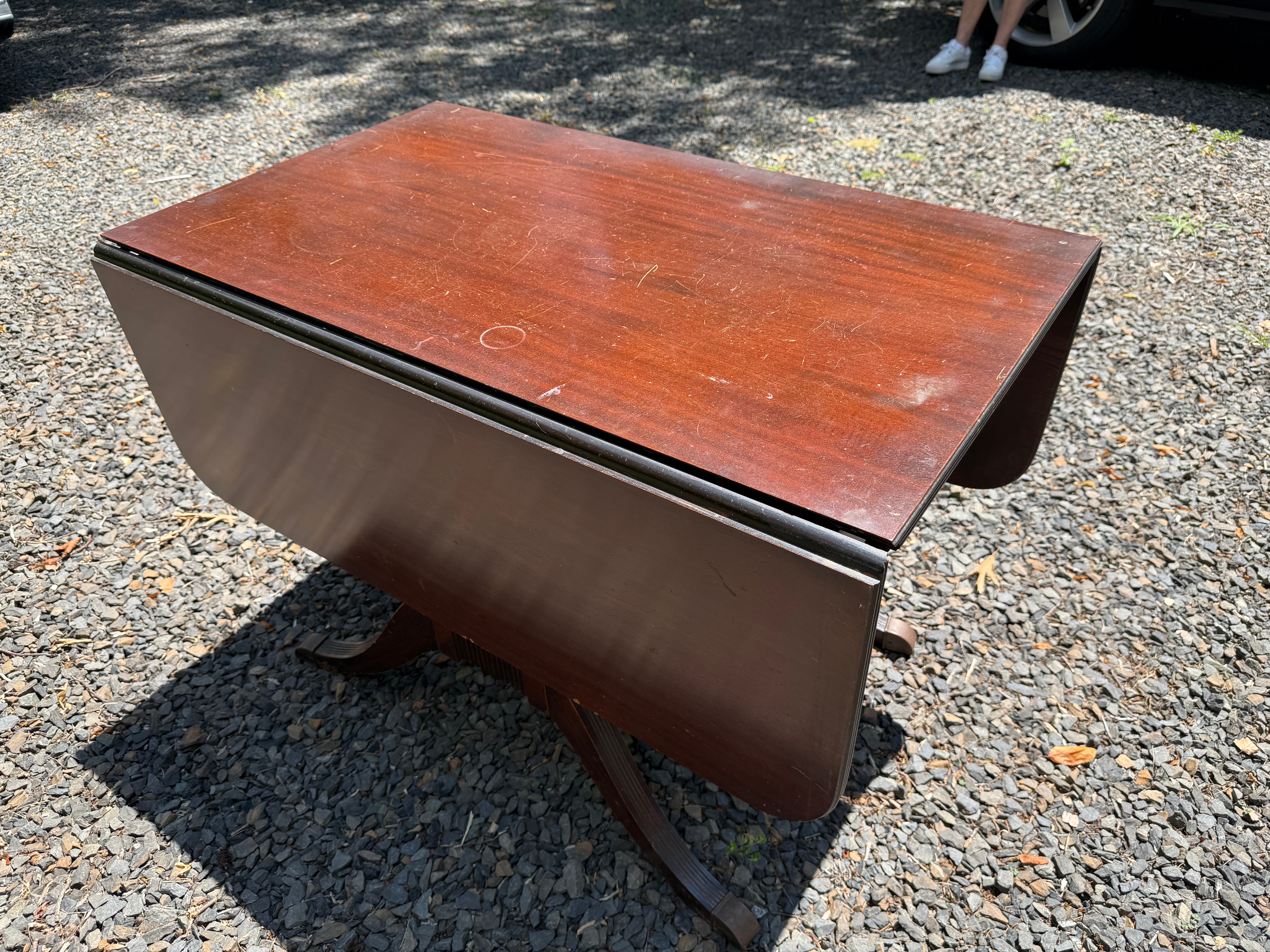 Antique Drop leaf table JB Van Sciver circa 1980s