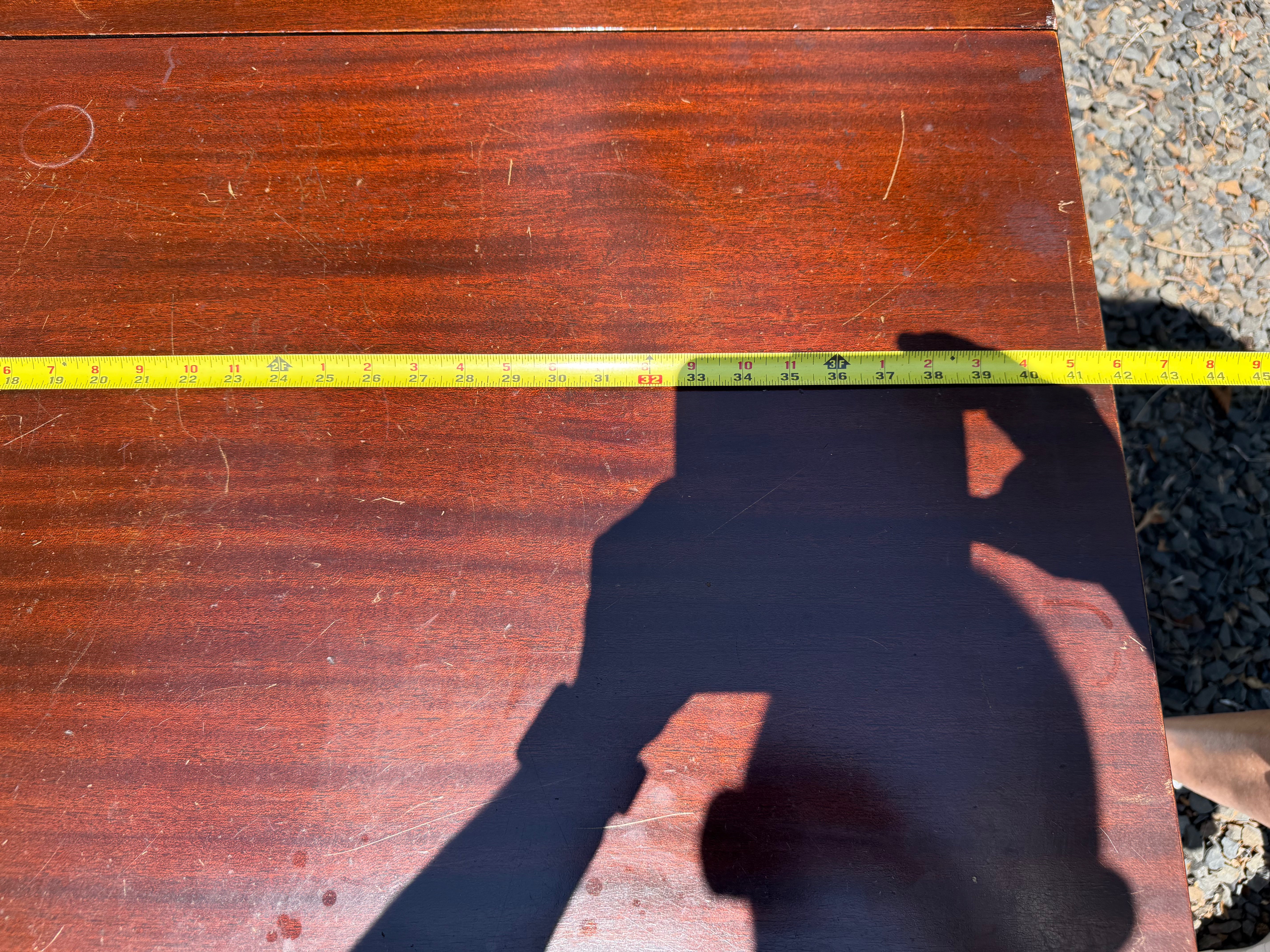 Antique Drop leaf table JB Van Sciver circa 1980s