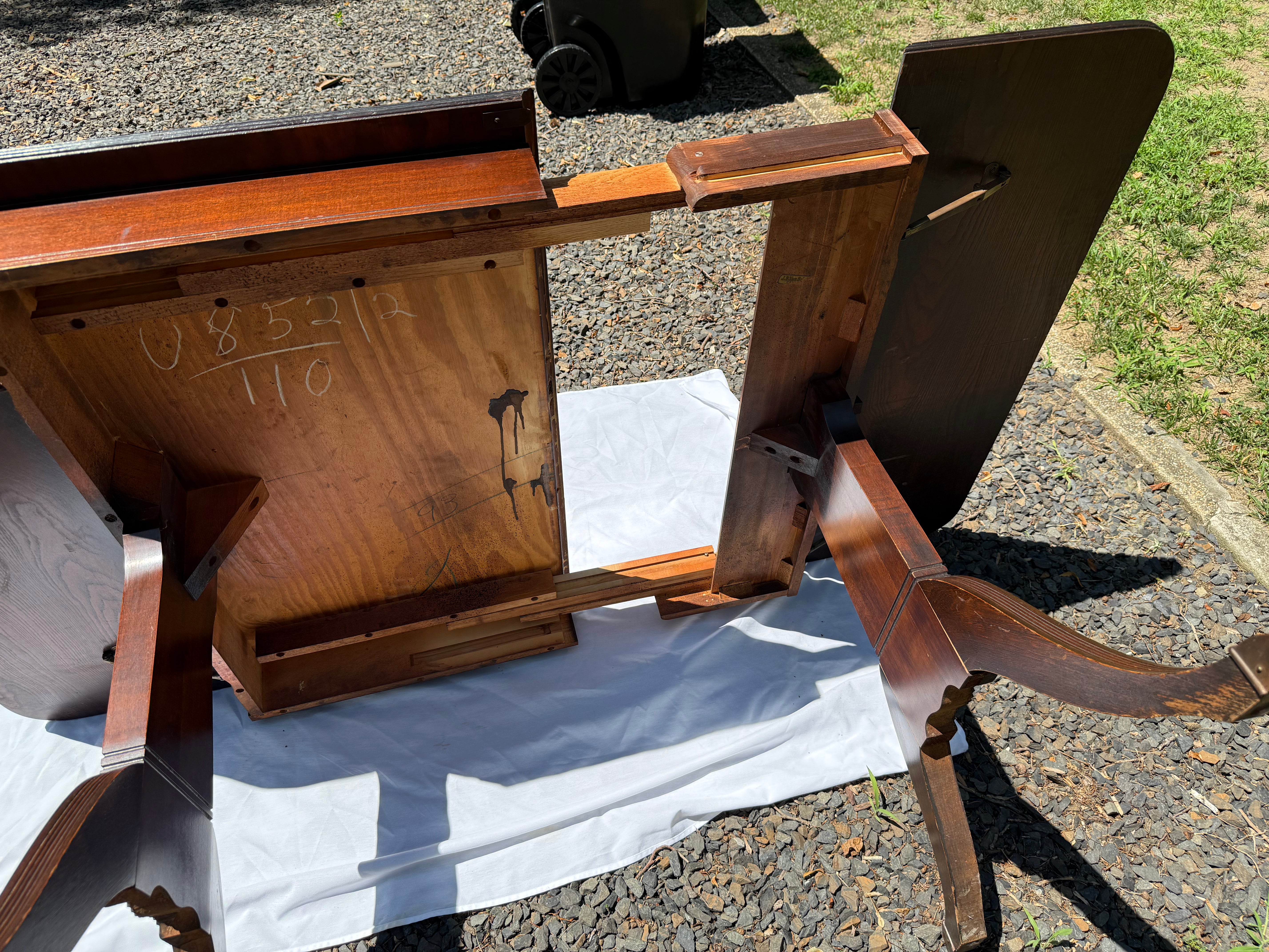 Antique Drop leaf table JB Van Sciver circa 1980s