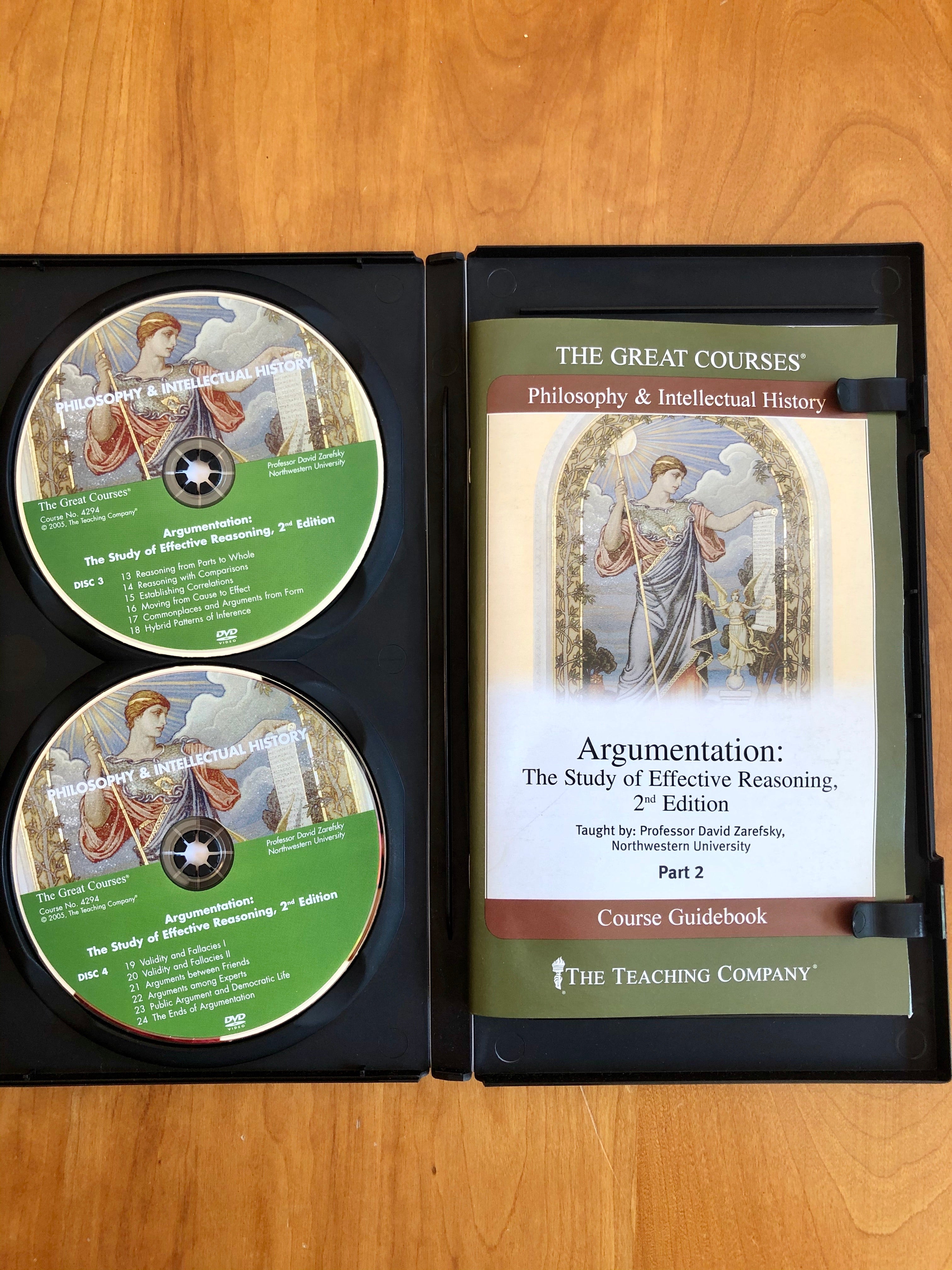 Argumentation: The study of effective reasoning, 4 DVD Set