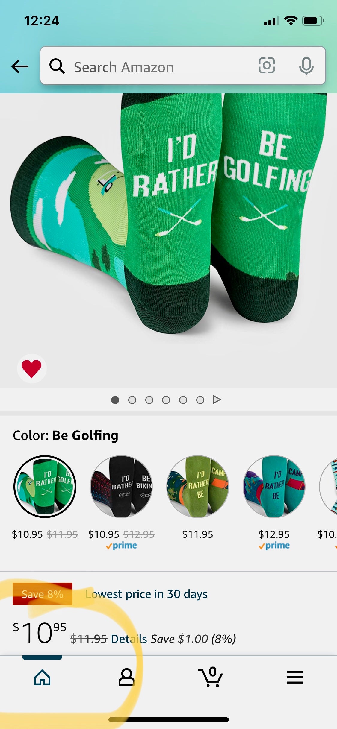 Golf socks, 1 pair