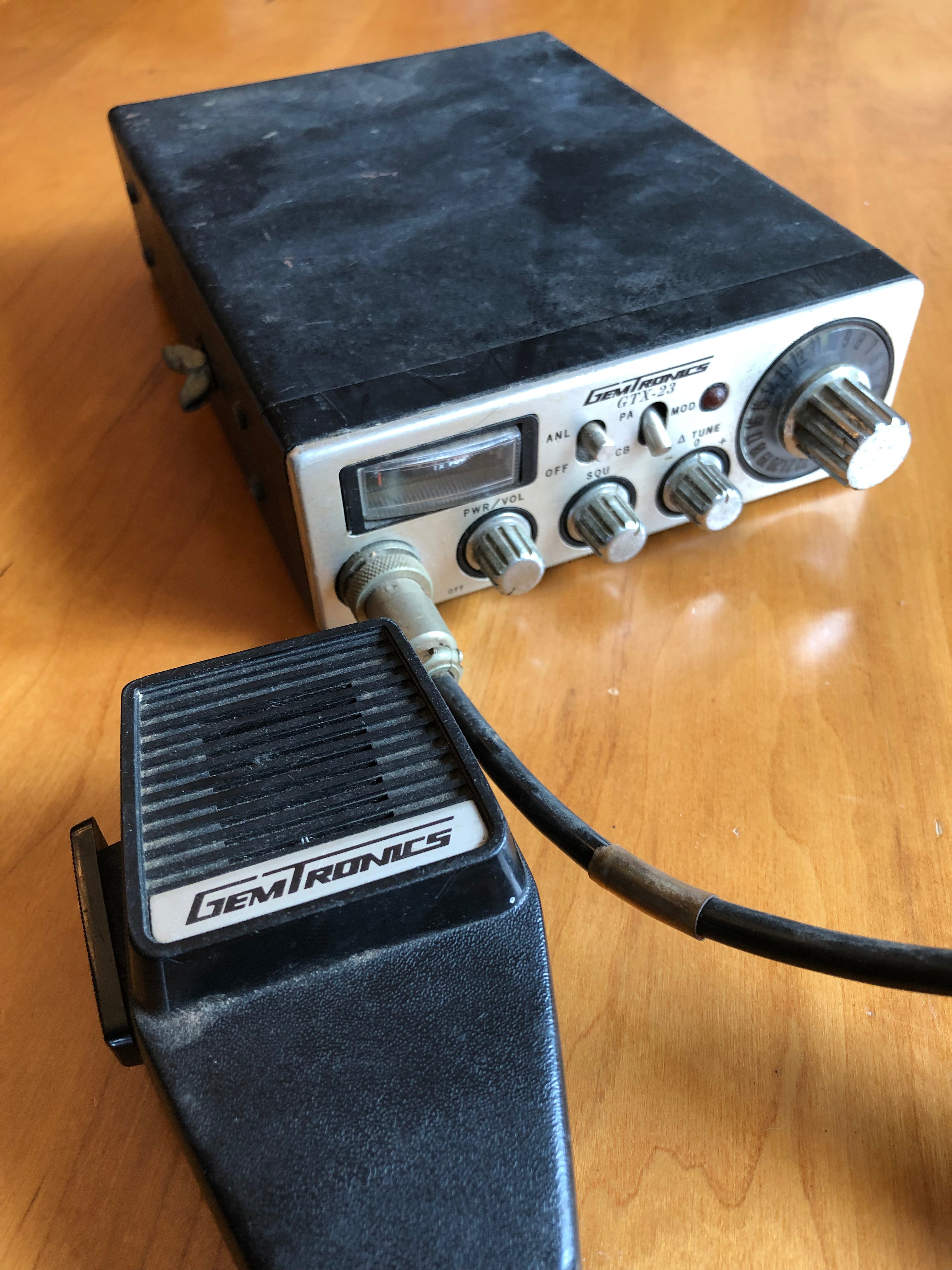 GEMTRONICS GTX-23 CB Radio Untested AS IS For Parts