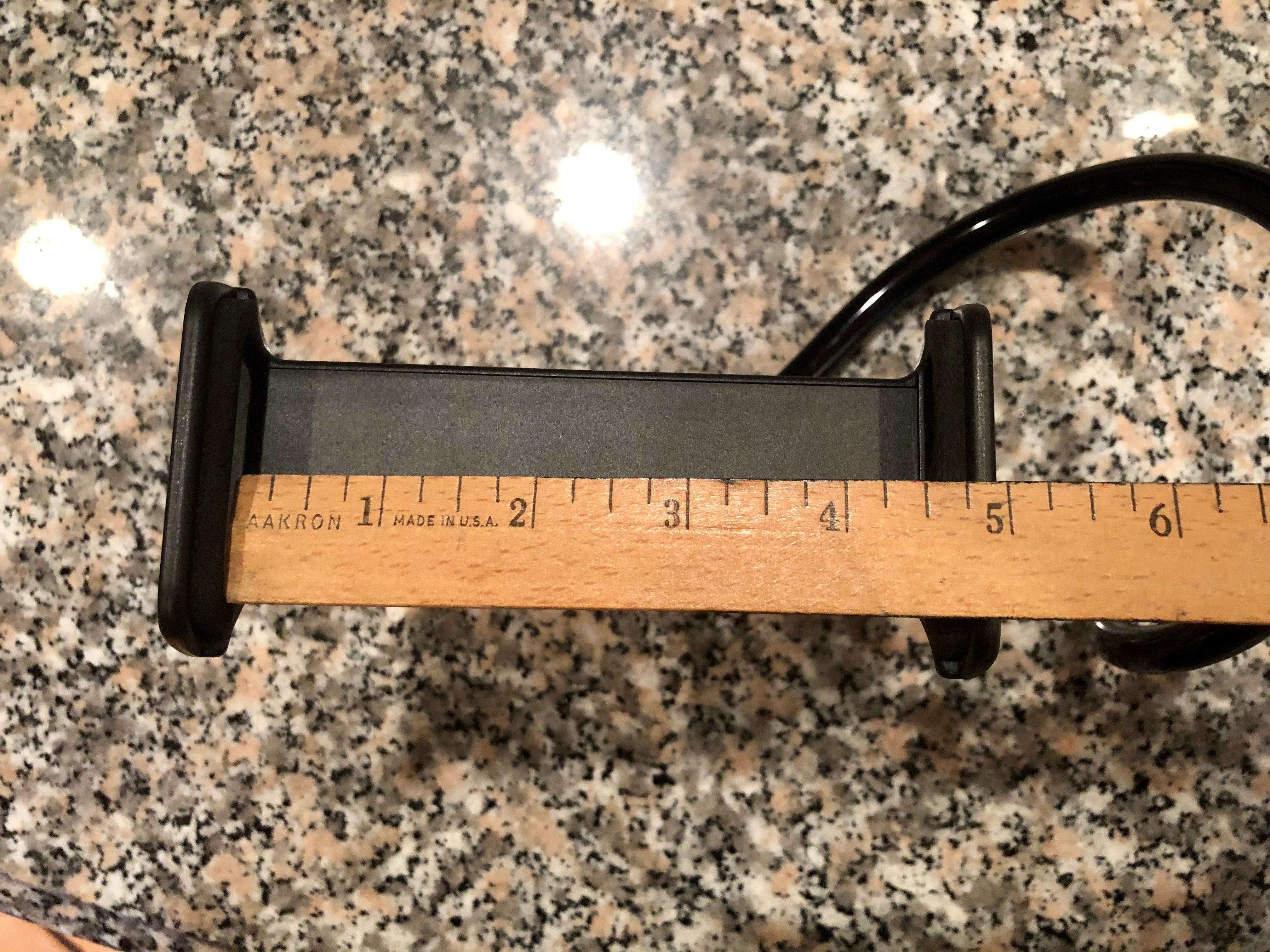 Cell phone holder with clamp