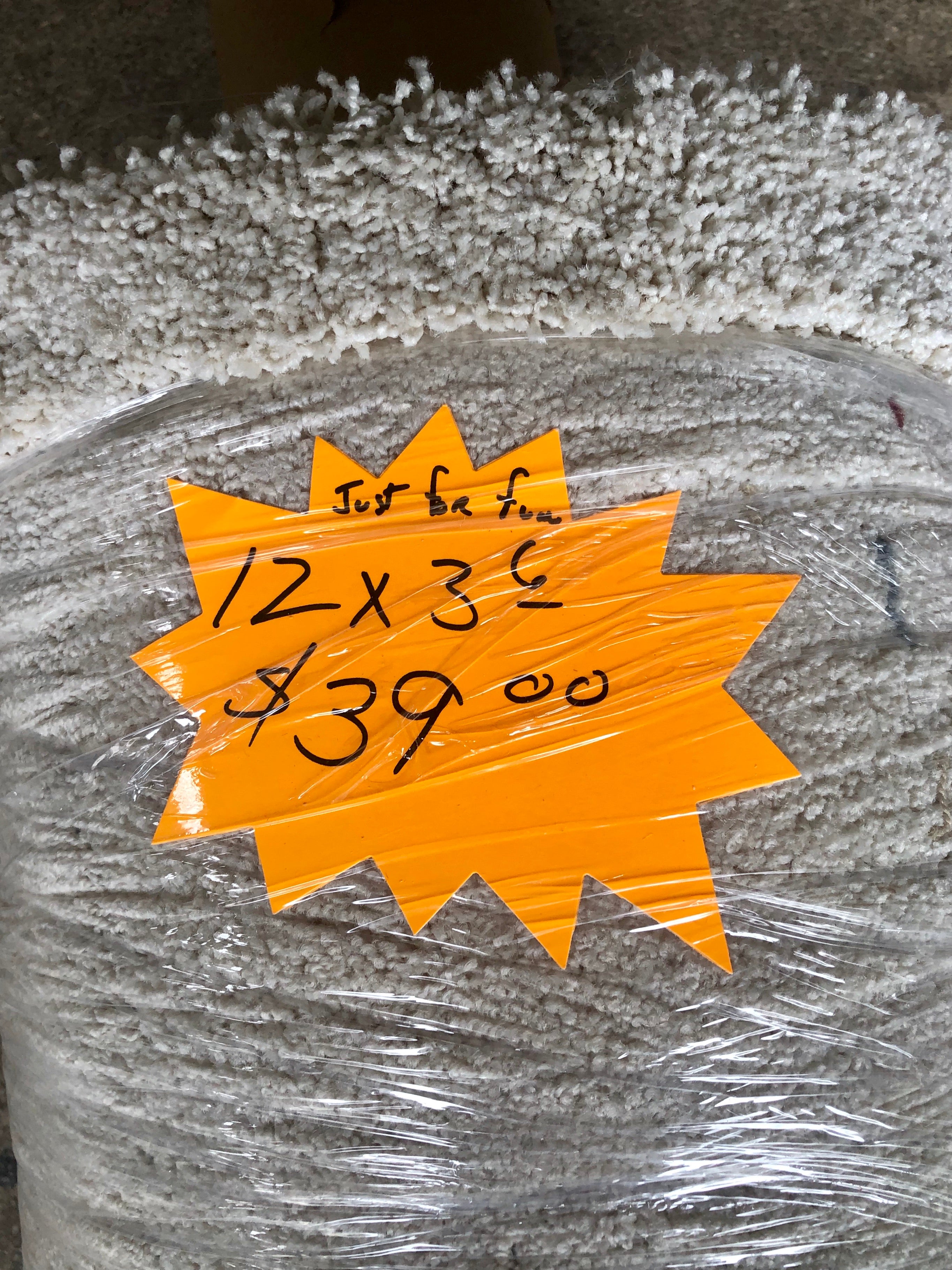 Carpet Remnant 20, area rug, brand new 12x3’6”