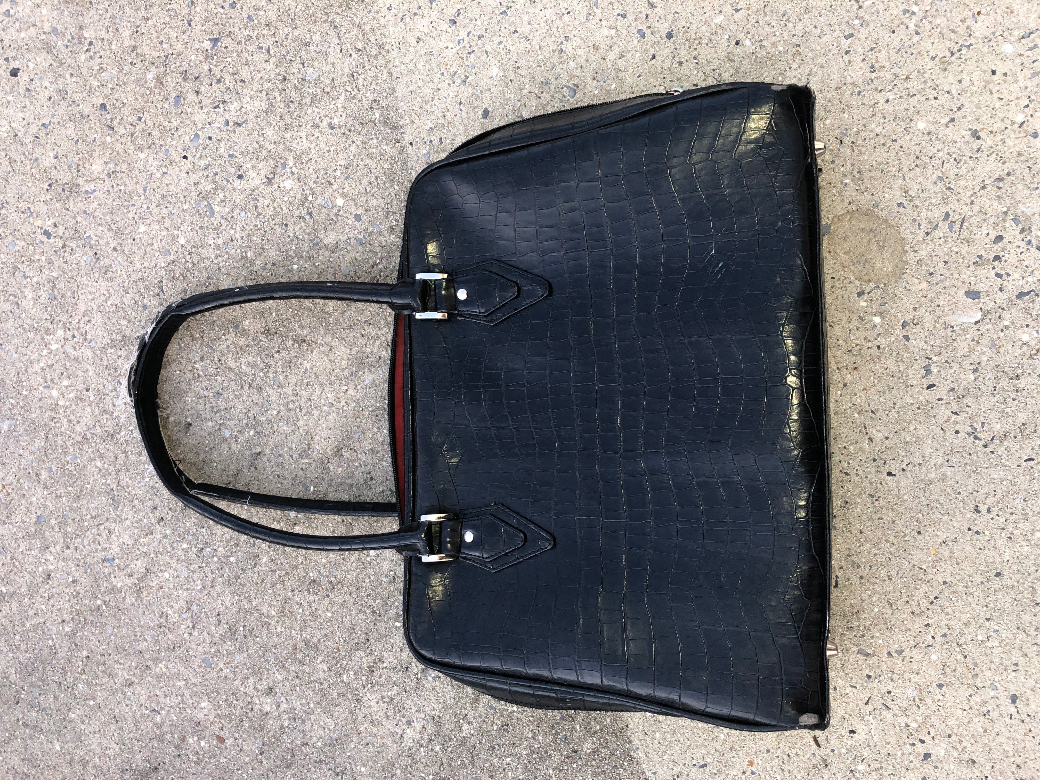 Women’s Laptop case, faux alligator