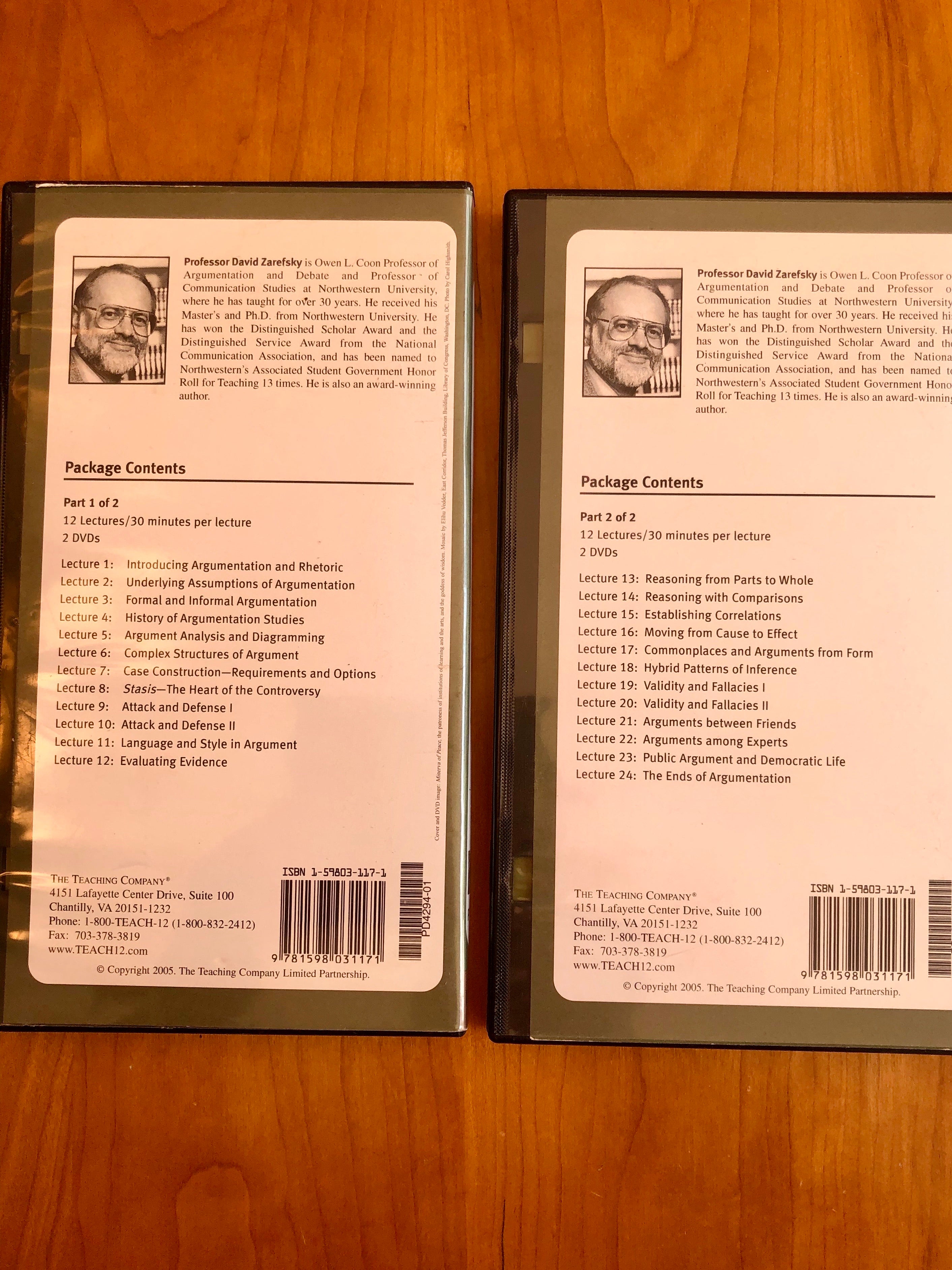 Argumentation: The study of effective reasoning, 4 DVD Set