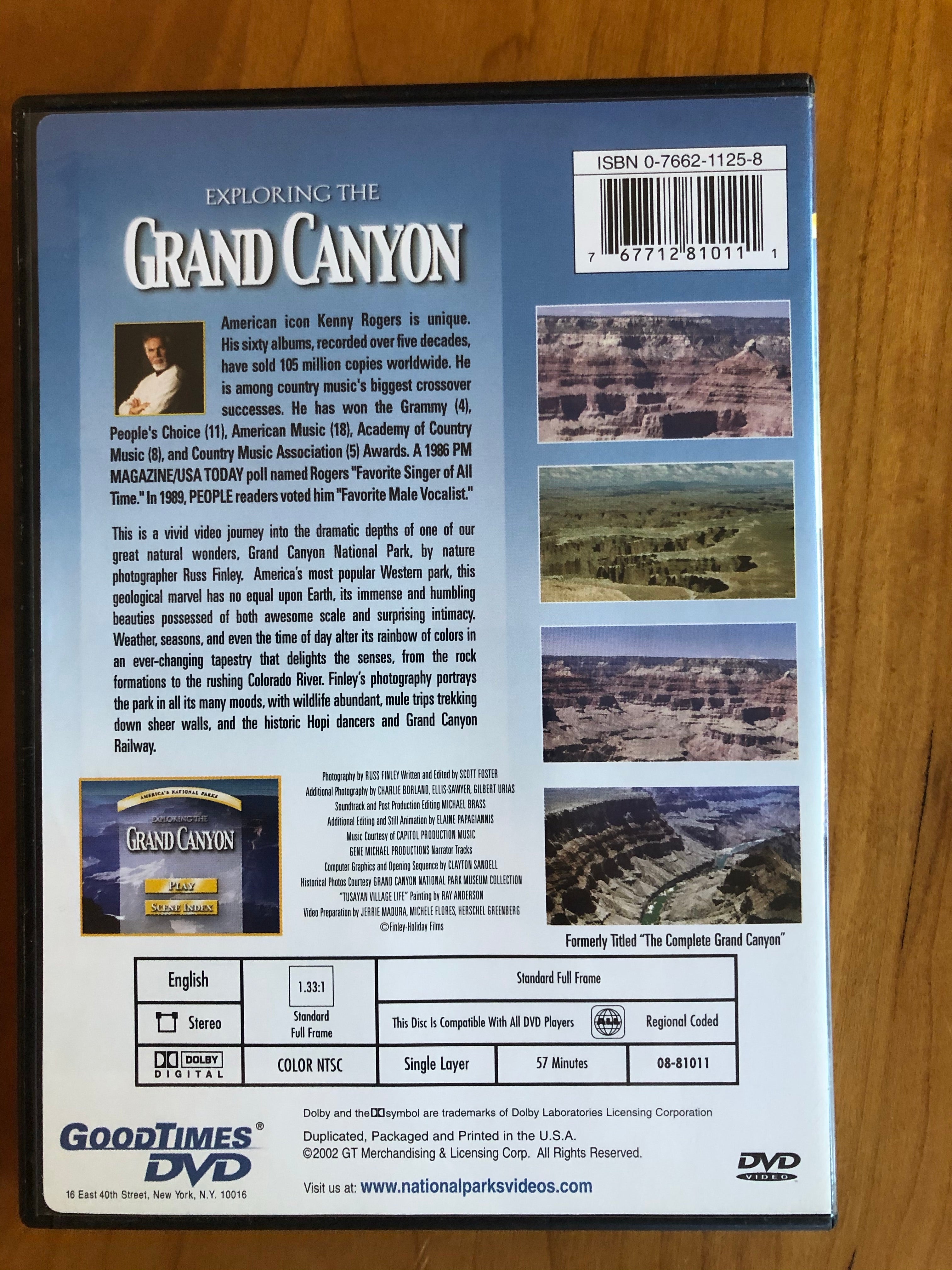 Kenny Rogers Discovering national parks DVDs