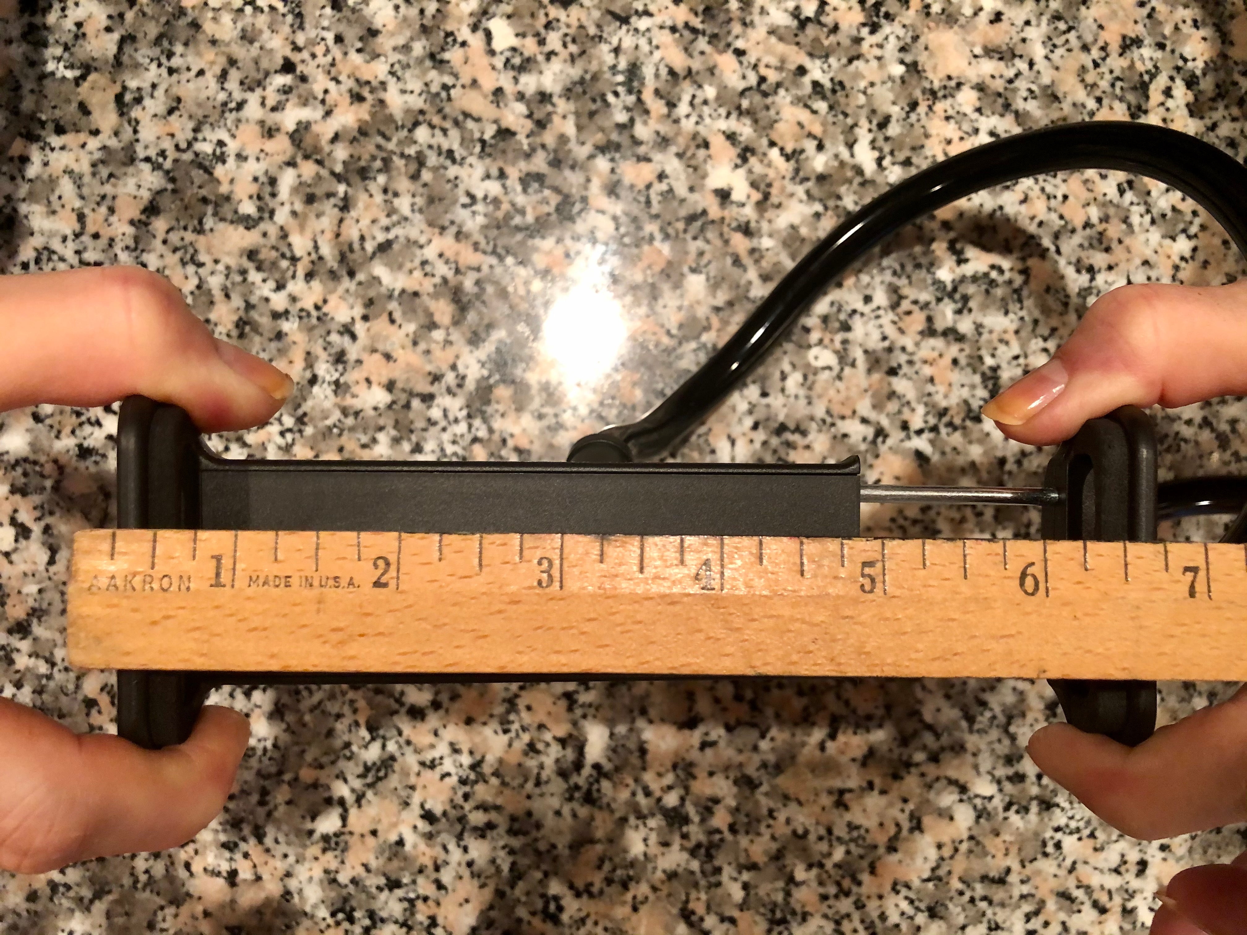 Cell phone holder with clamp