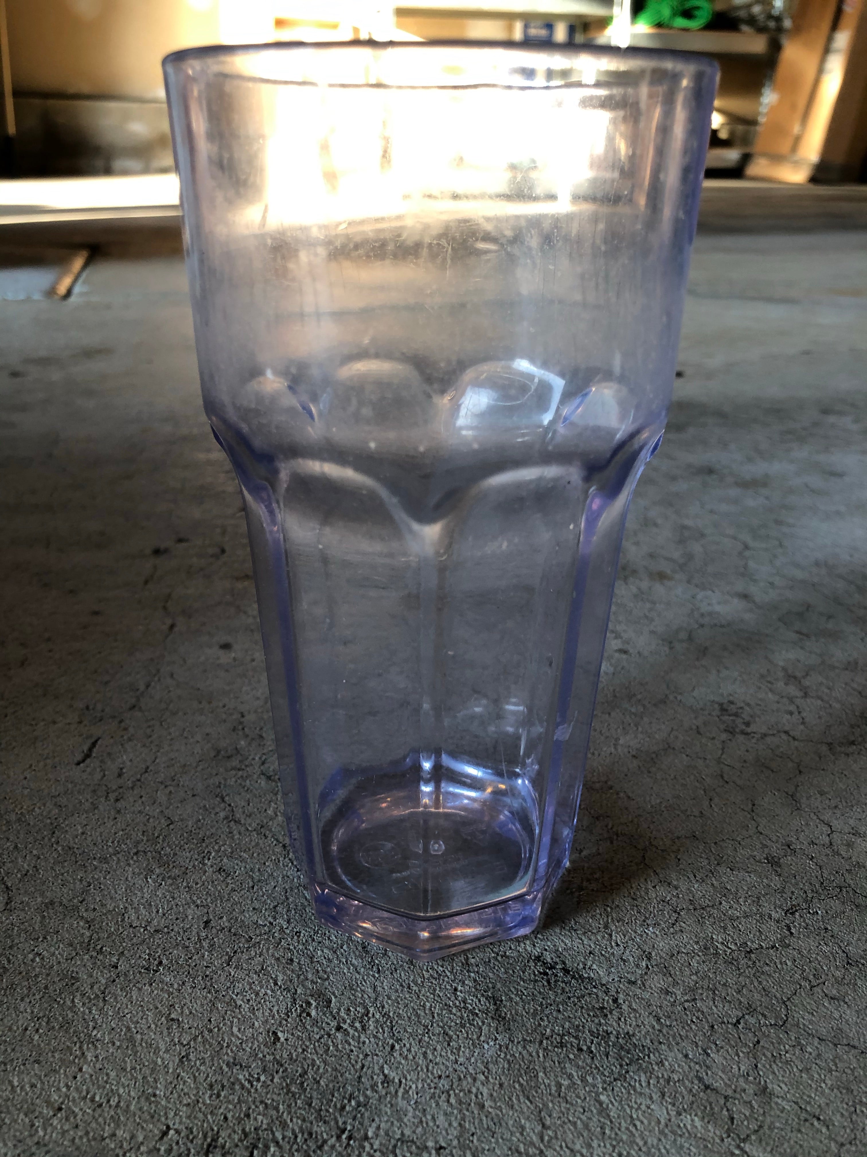 17 Plastic 16 oz Glasses, Carlisle Louis tumblers