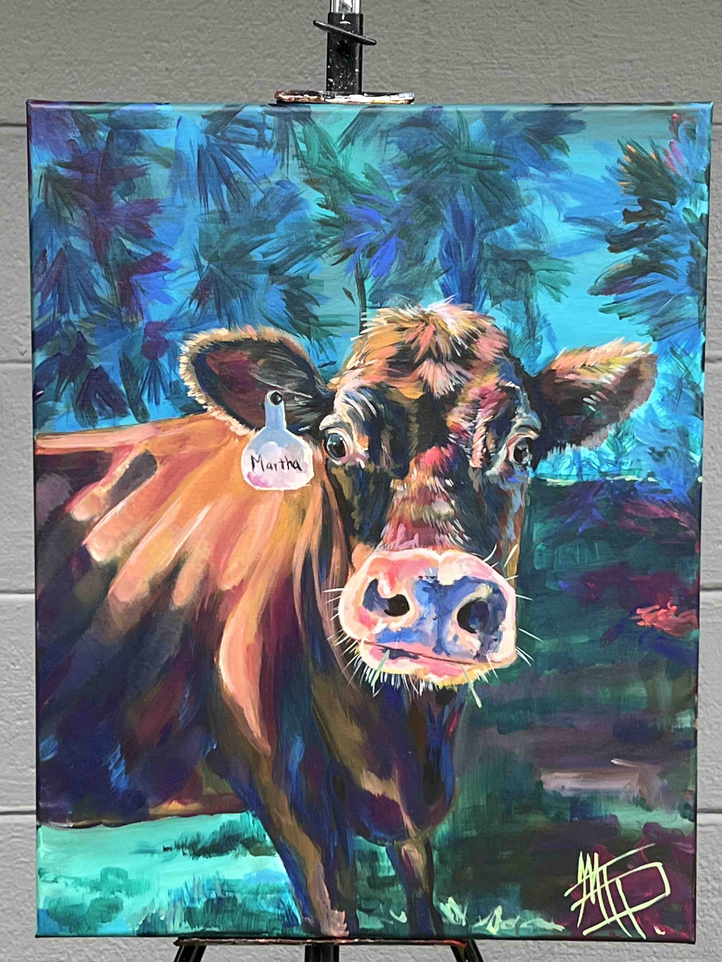 Martha Number 1, 20x16 original hand painted portrait