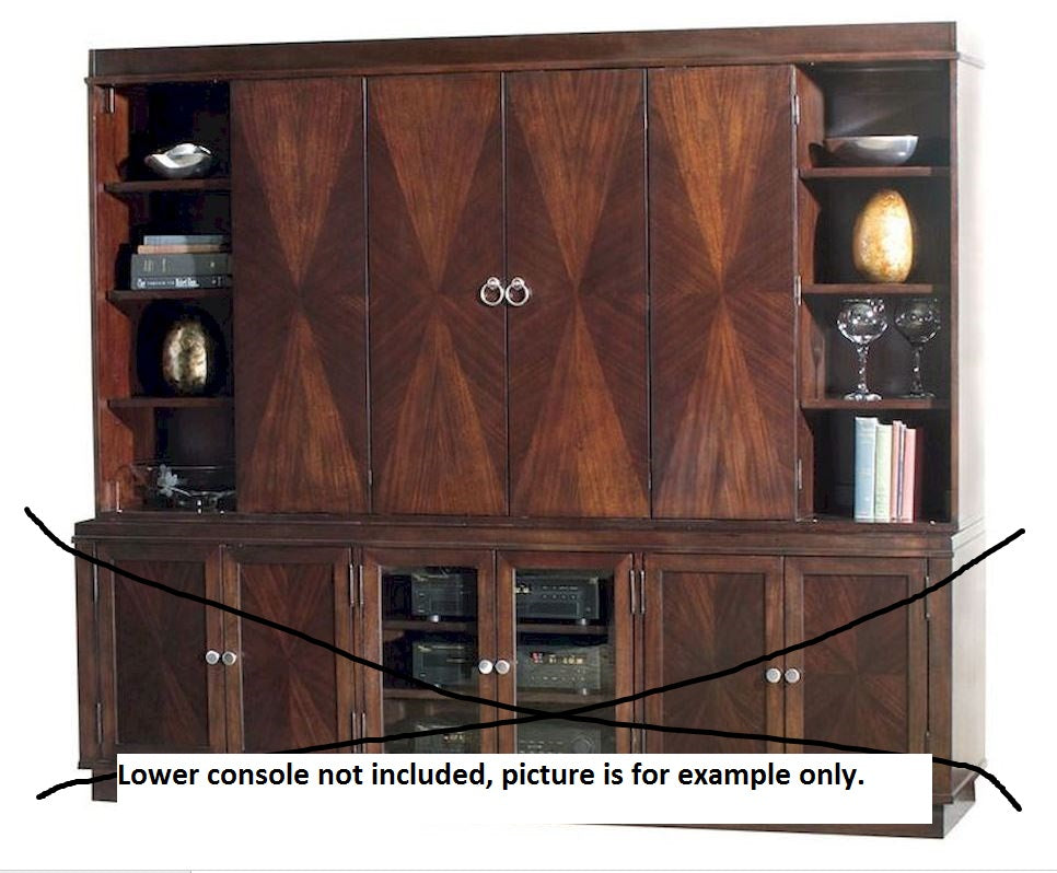 Hekman Metropolis Entertainment Deck/ Hutch