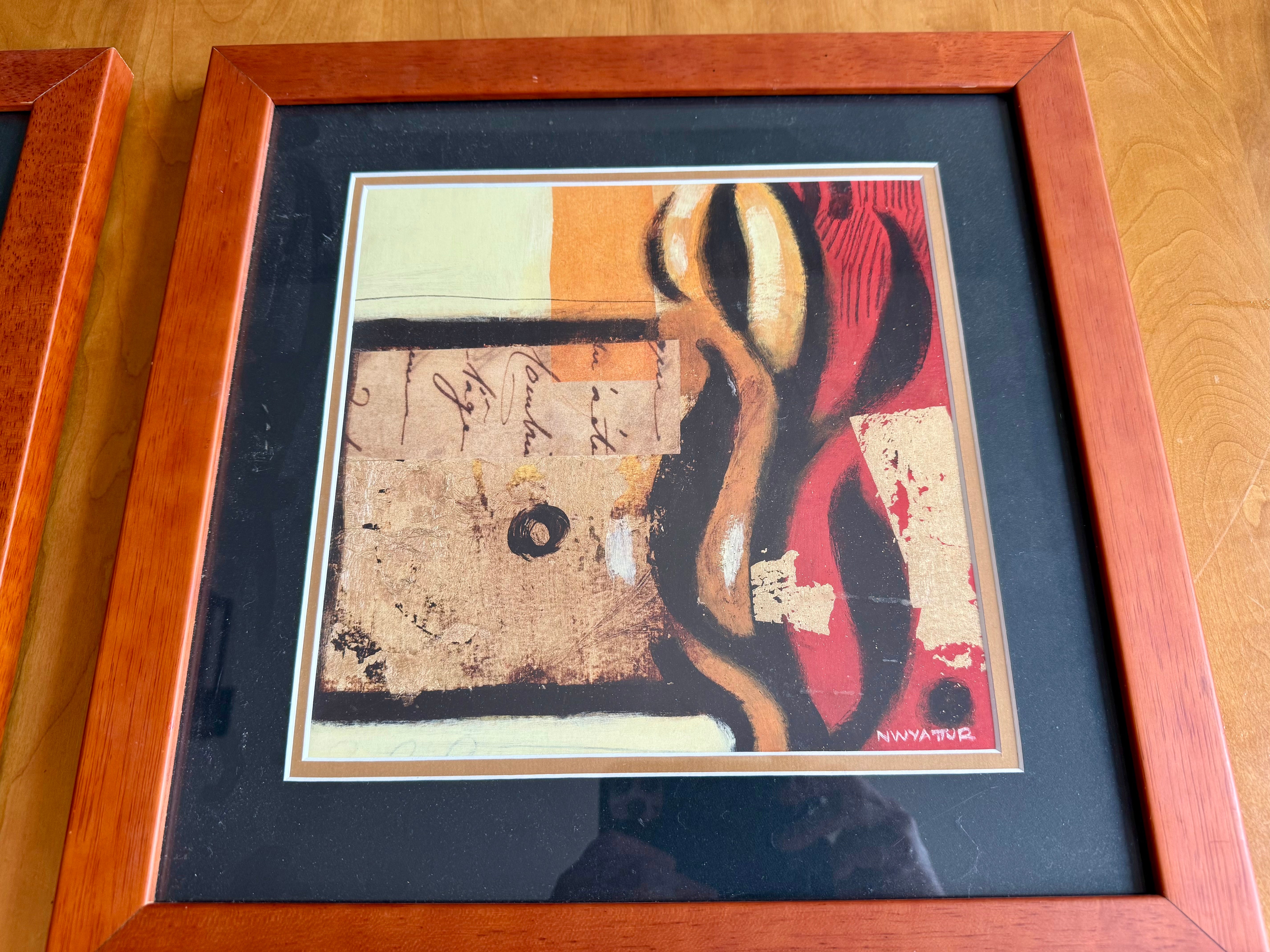 Two 16x16 wall art
