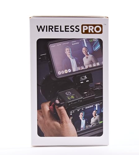 RODE Wireless PRO Compact Wireless Microphone System with Timecode, 32-bit Float On-board Recording, 2 Lavalier Microphones and Smart Charge Case for Filmmaking and Content Creation