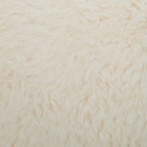 Christopher Knight Home Pearcy Furry Sheep Ottoman, White