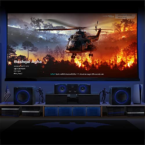 BenQ TK700 4K HDR Gaming Projector | HDMI 2.0 | 16ms Response w/ Enhanced Dark Visual Details | 3200 Lumens | 5W Speaker | 2D Keystone | 3D | PS5 Xbox