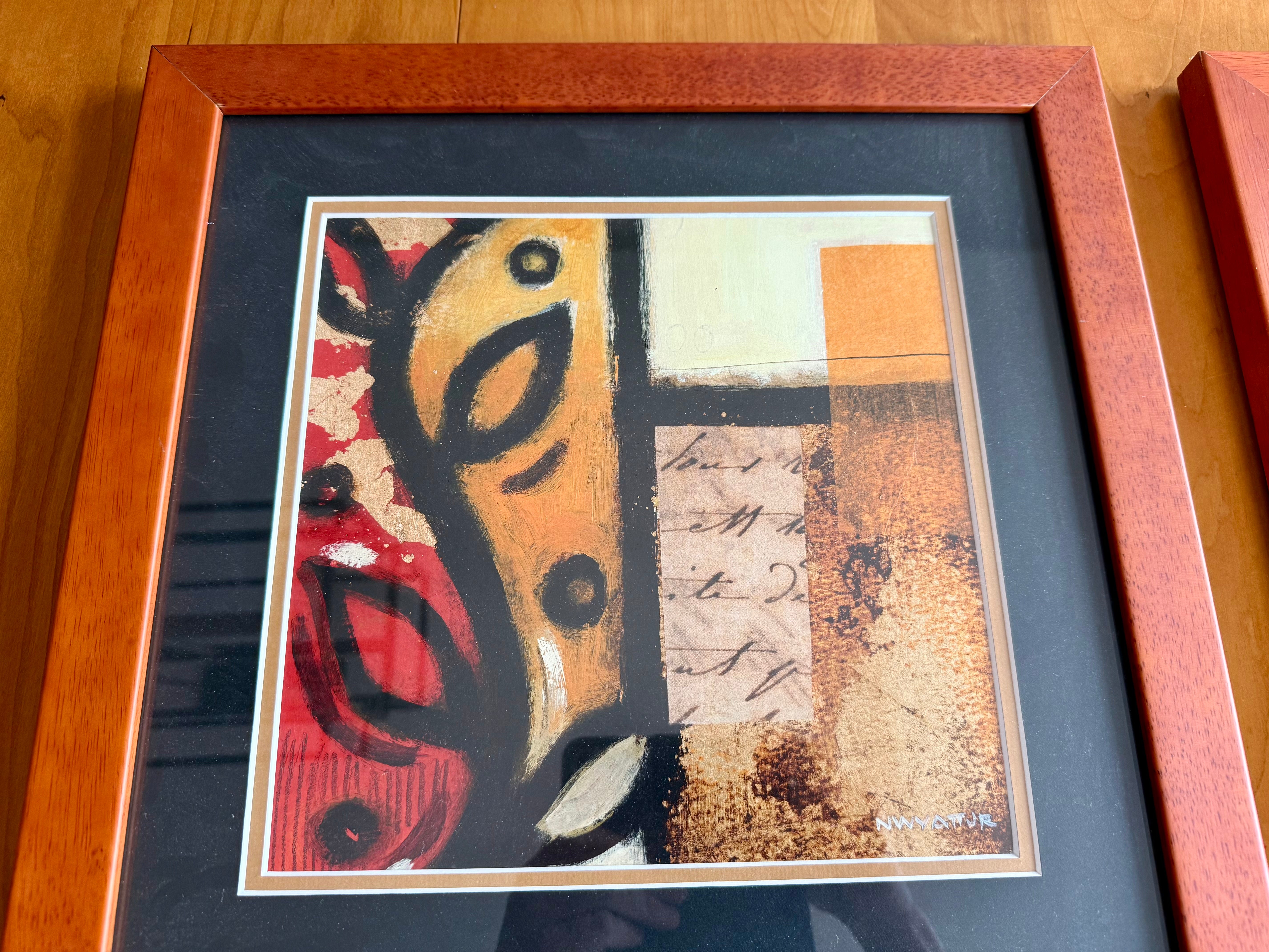 Two 16x16 wall art
