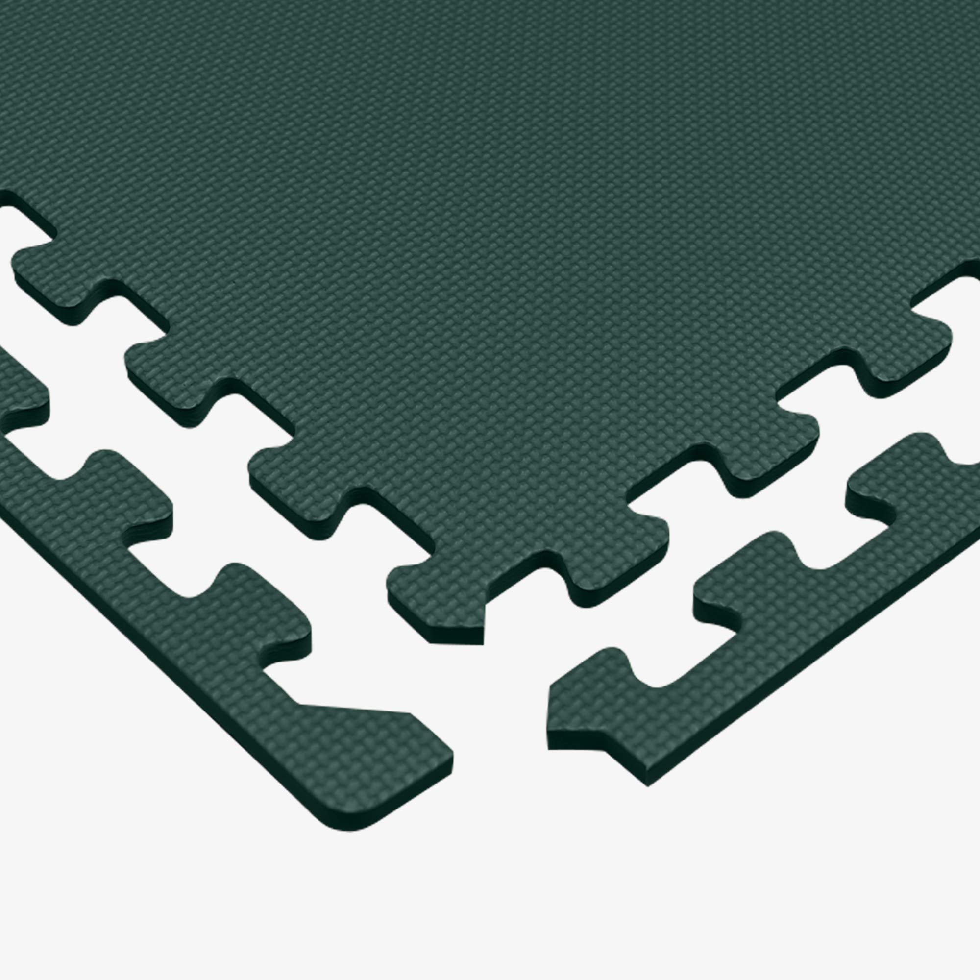 We Sell Mats 3/8 Inch Thick Multipurpose Exercise Floor Mat with EVA Foam, Interlocking Tiles, Anti-Fatigue for Home or Gym, 24 in x 24 in