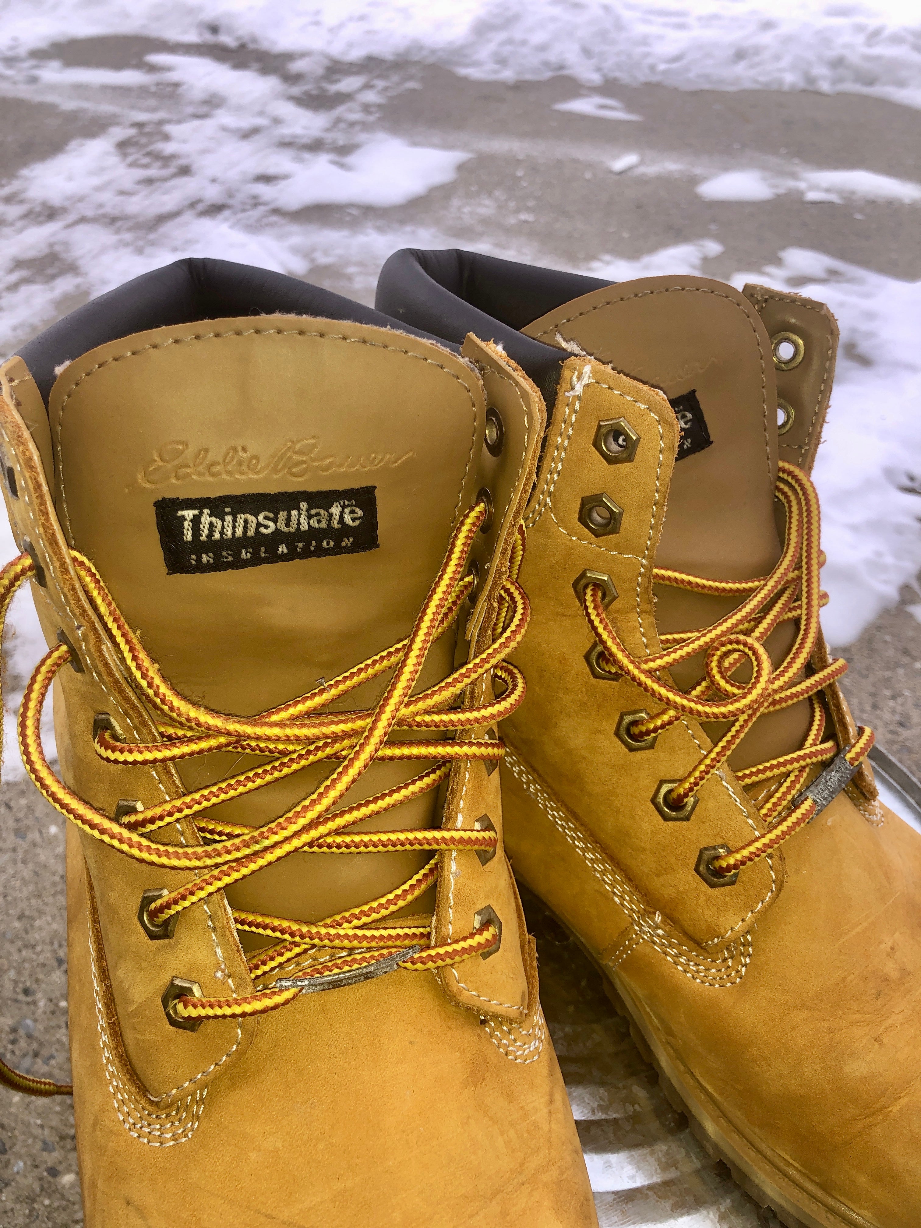 Men’s work boots/ snow boots size 10.5/ 11, like new, Eddie Bauer, Alpine Design