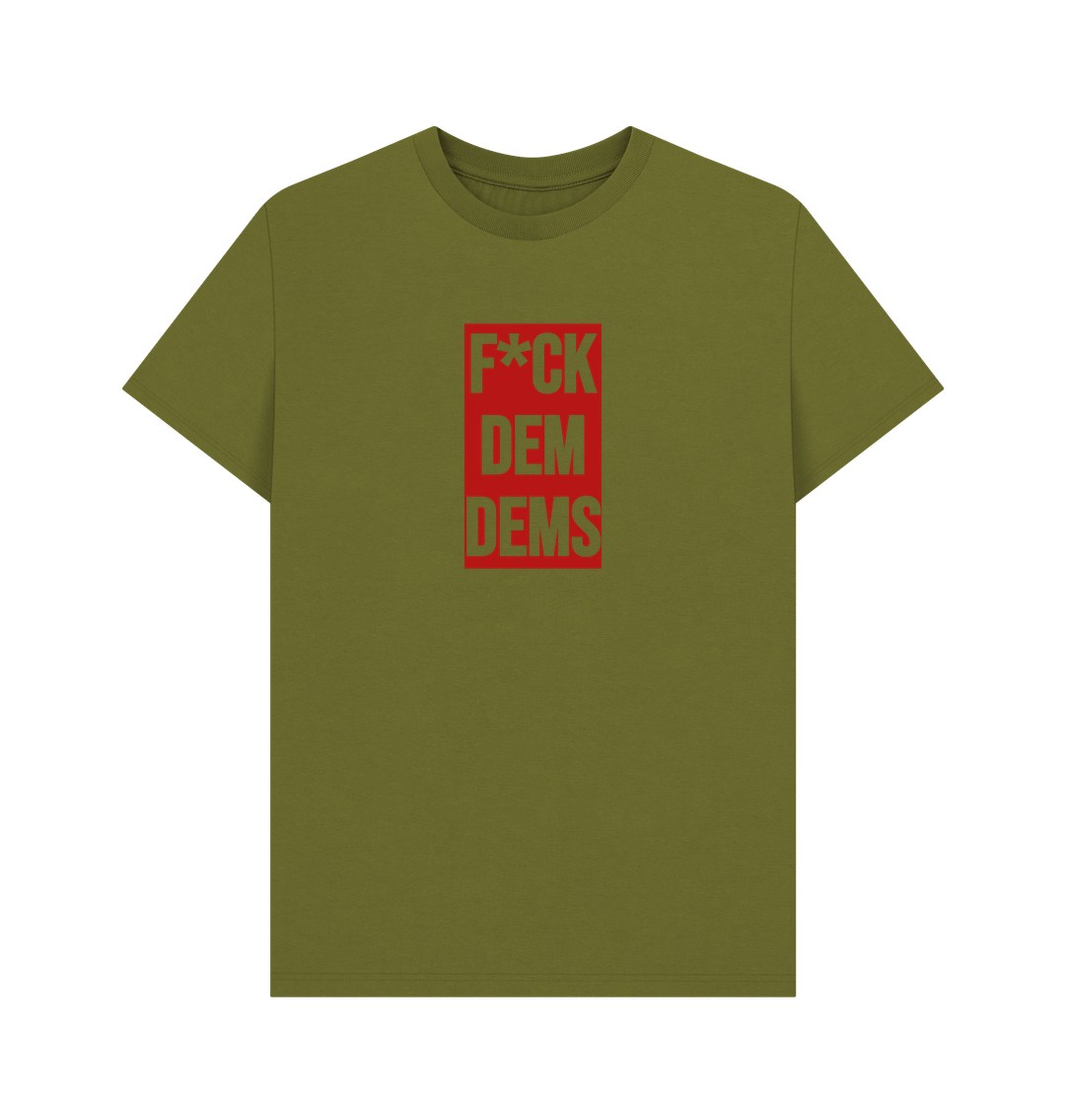 Moss Green F*CK DEM DEMS T-shirt