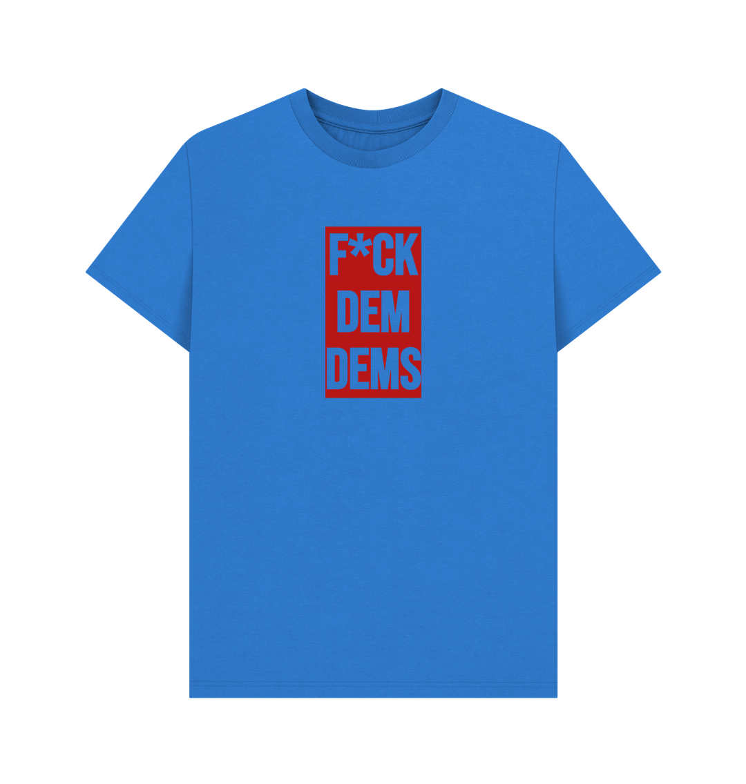 Bright Blue F*CK DEM DEMS T-shirt