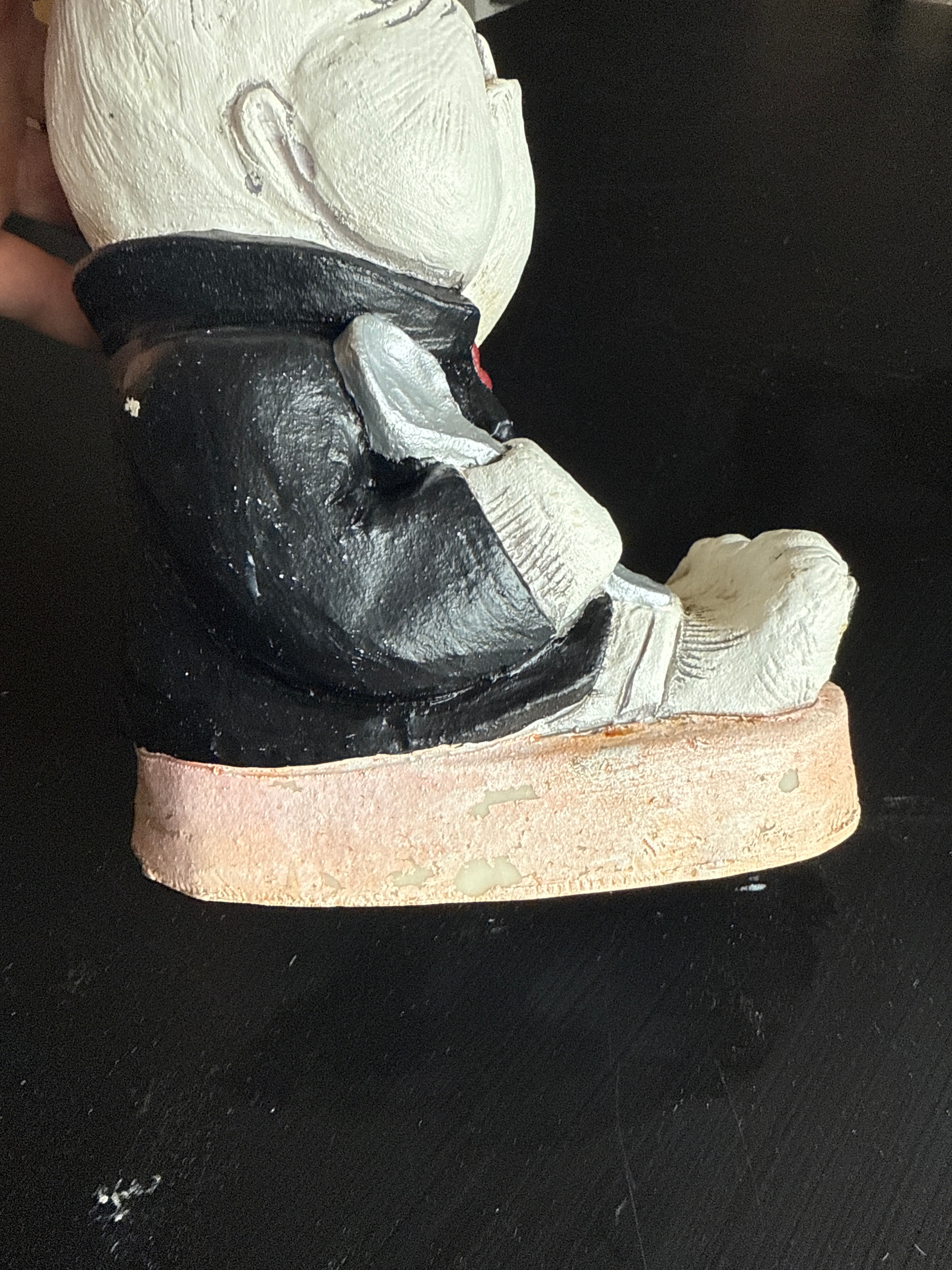 2002 Telle M. Stein Ceramic BUDDY BULLDOG  8" Tall Figure Sculpture