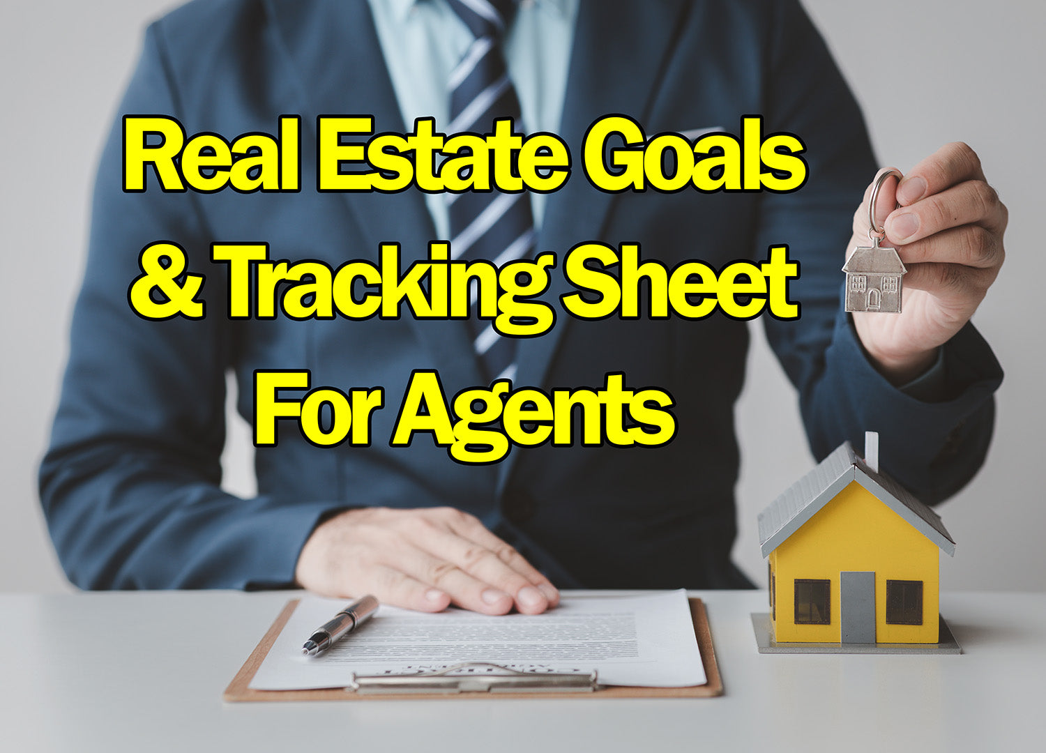 Real Estate Goals & Tracking Excel File for Agents