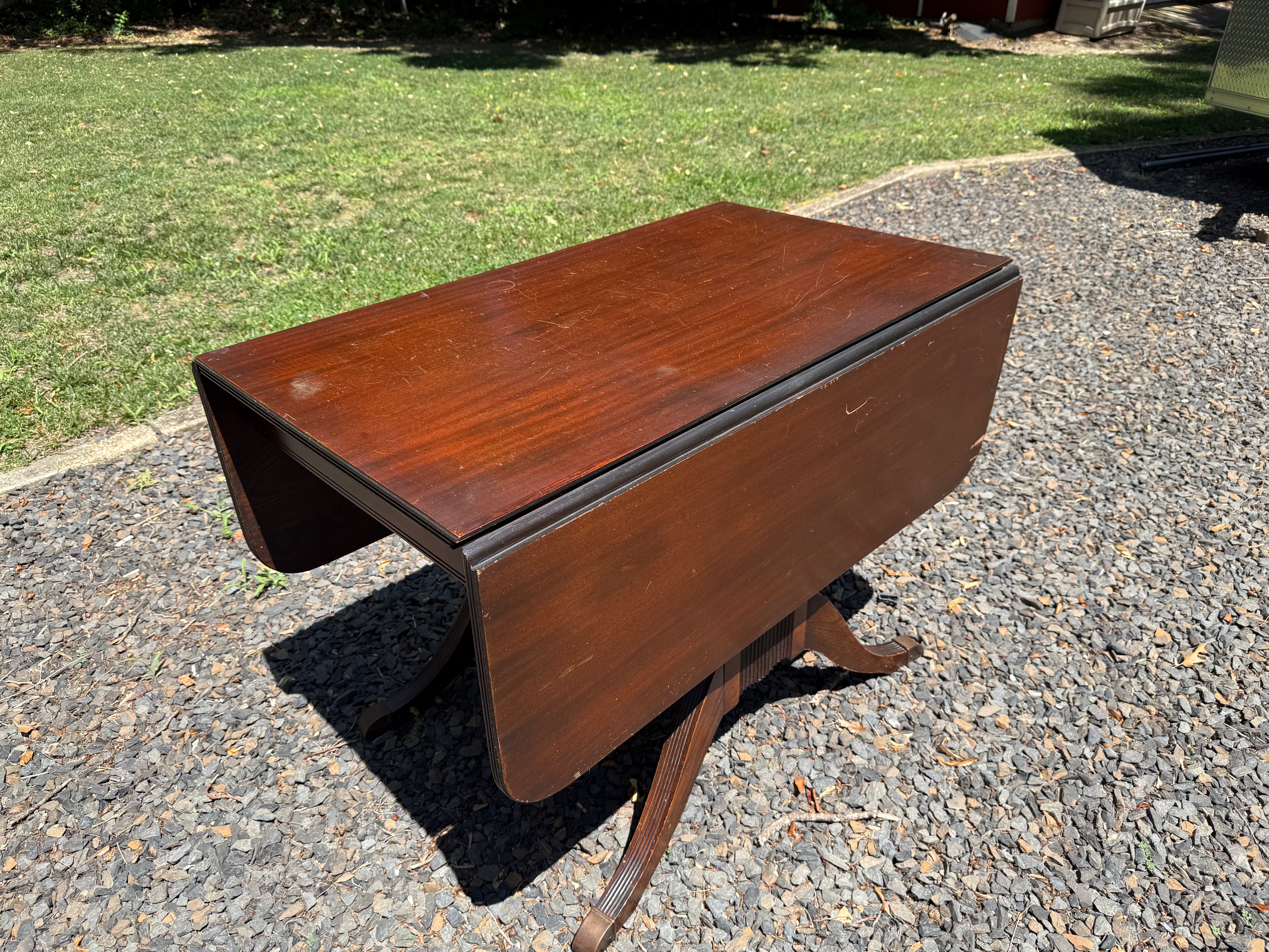 Antique Drop leaf table JB Van Sciver circa 1980s