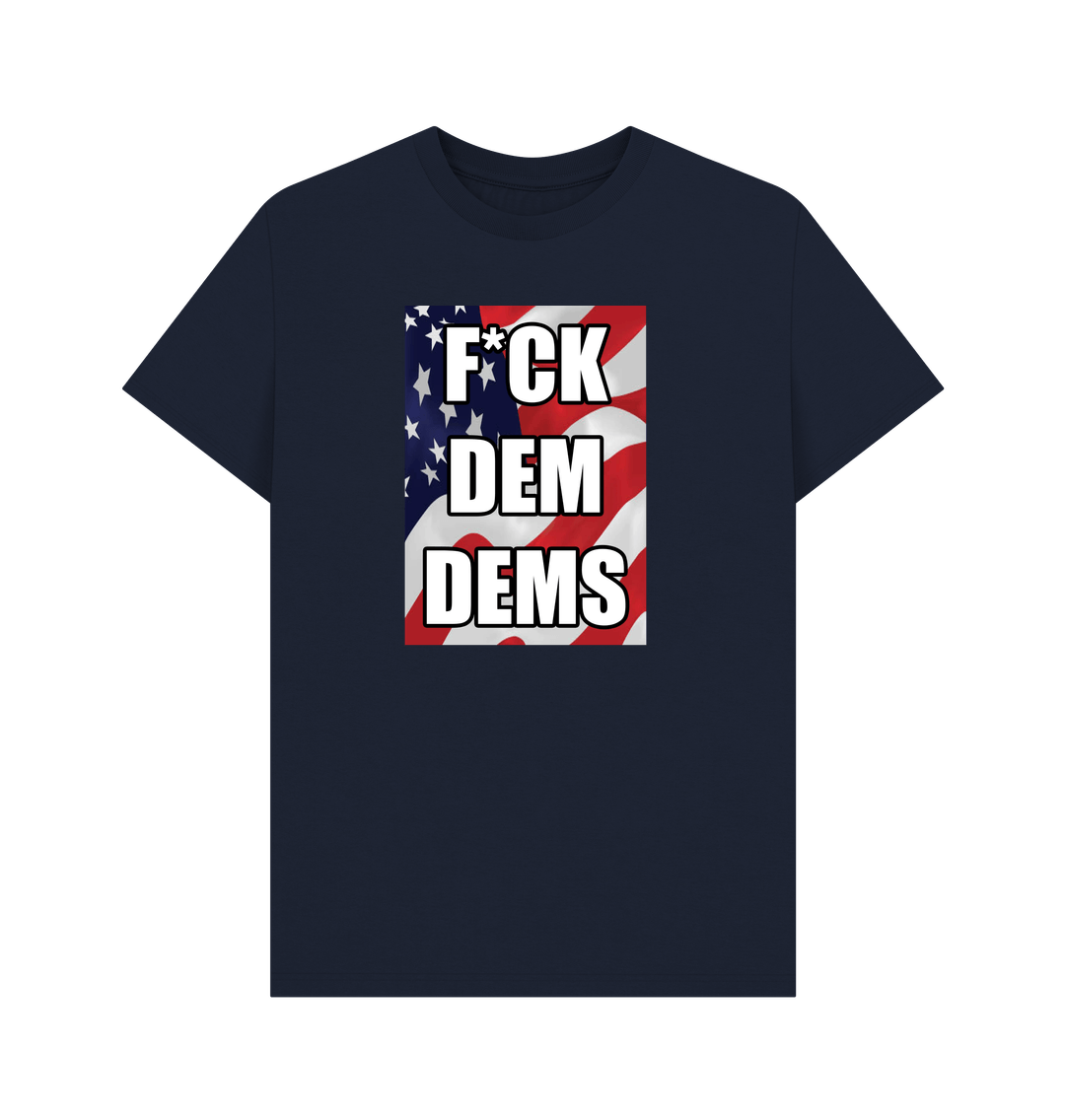 Navy Blue F*CK DEM DEMS T-shirt2