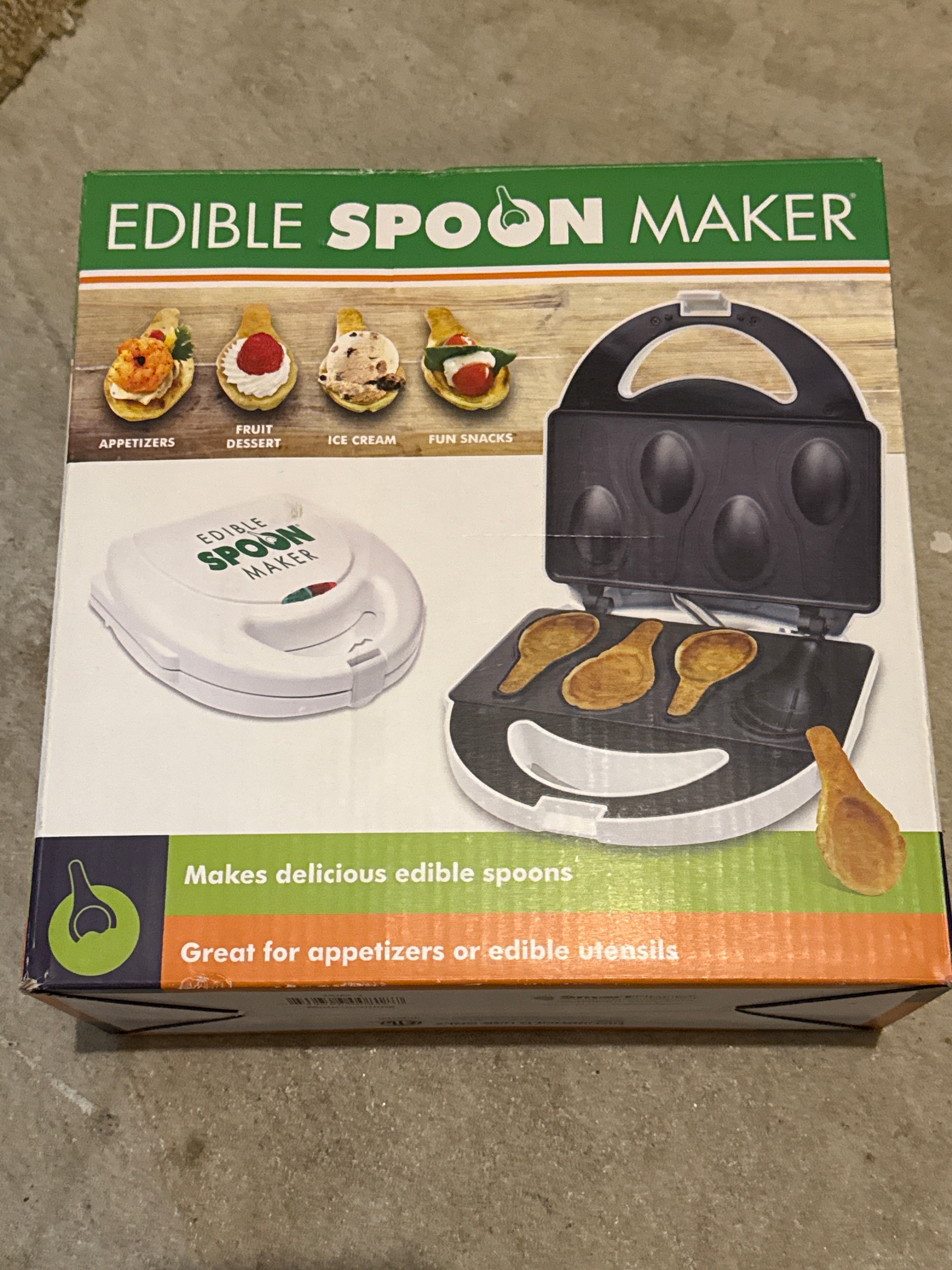 Edible Spoon Maker Appliance