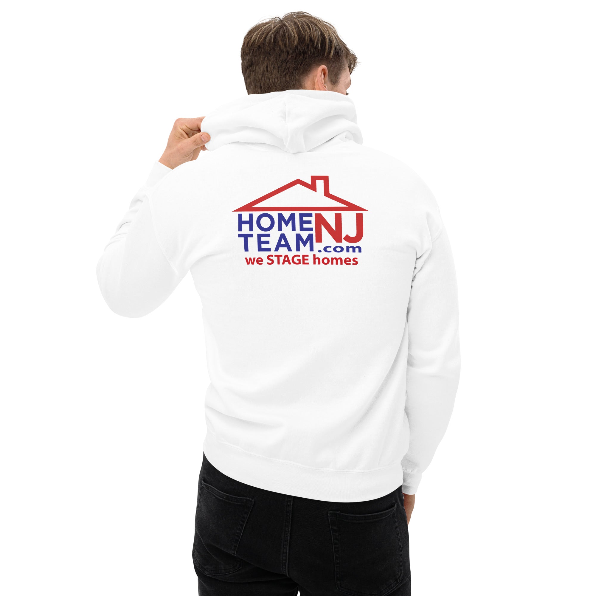 Unisex Hoodie w HometeamNJ logo on back